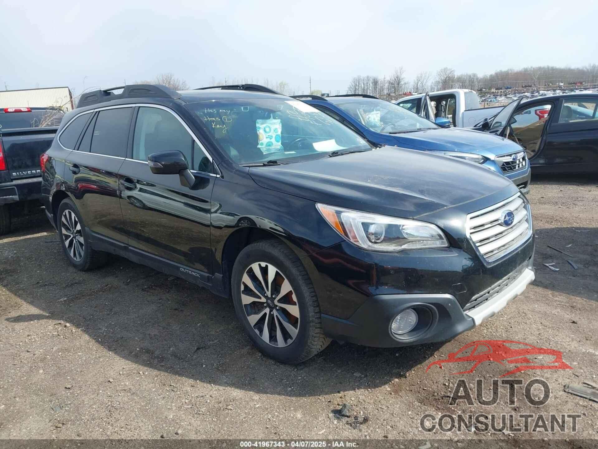 SUBARU OUTBACK 2016 - 4S4BSBNC1G3215781