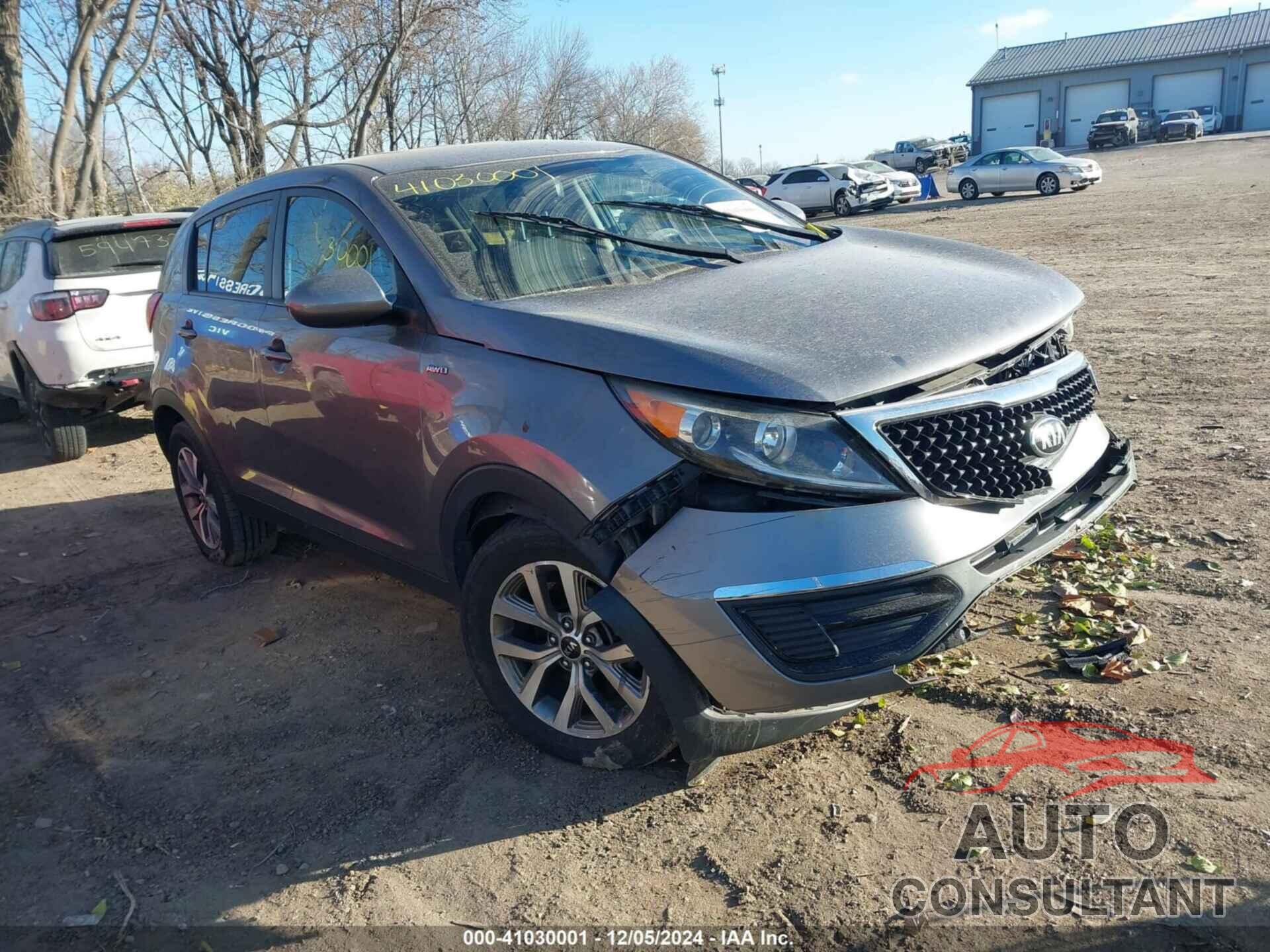 KIA SPORTAGE 2016 - KNDPBCAC5G7821356