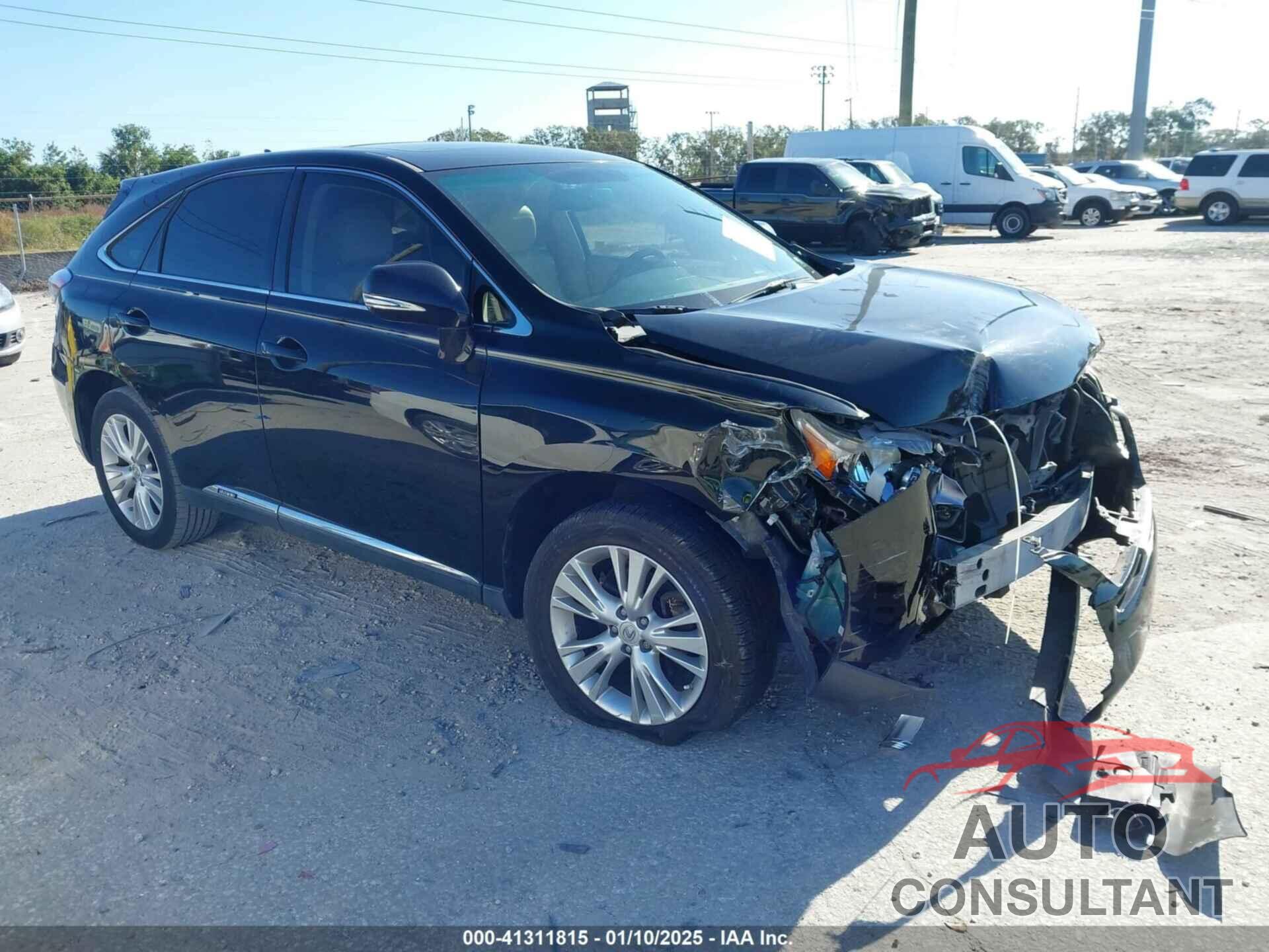 LEXUS RX 450H 2012 - JTJZB1BA3C2408480
