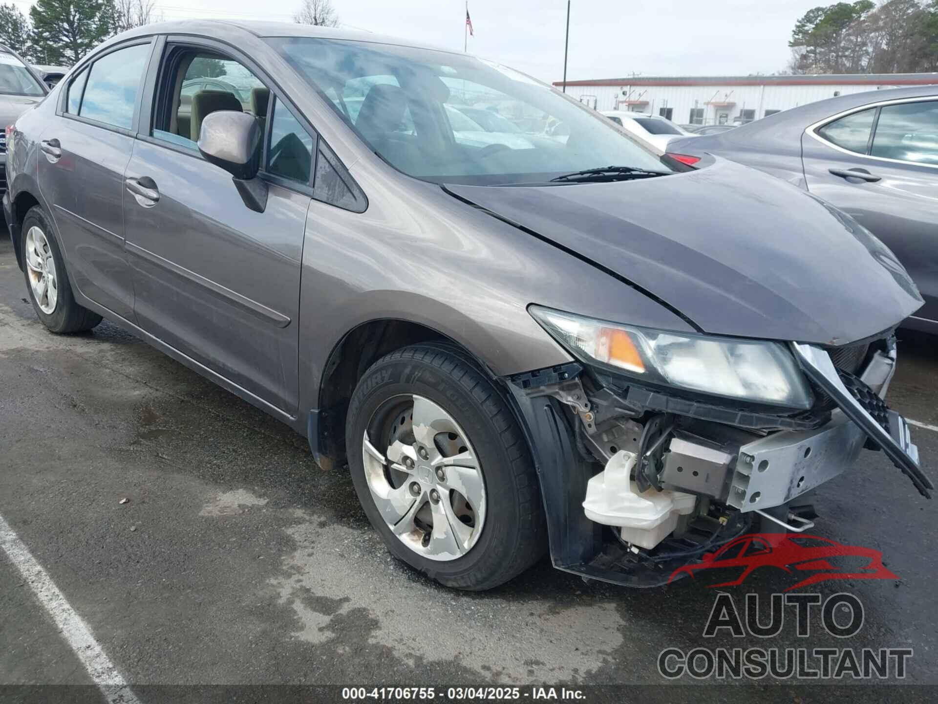 HONDA CIVIC 2013 - 19XFB2F55DE020759