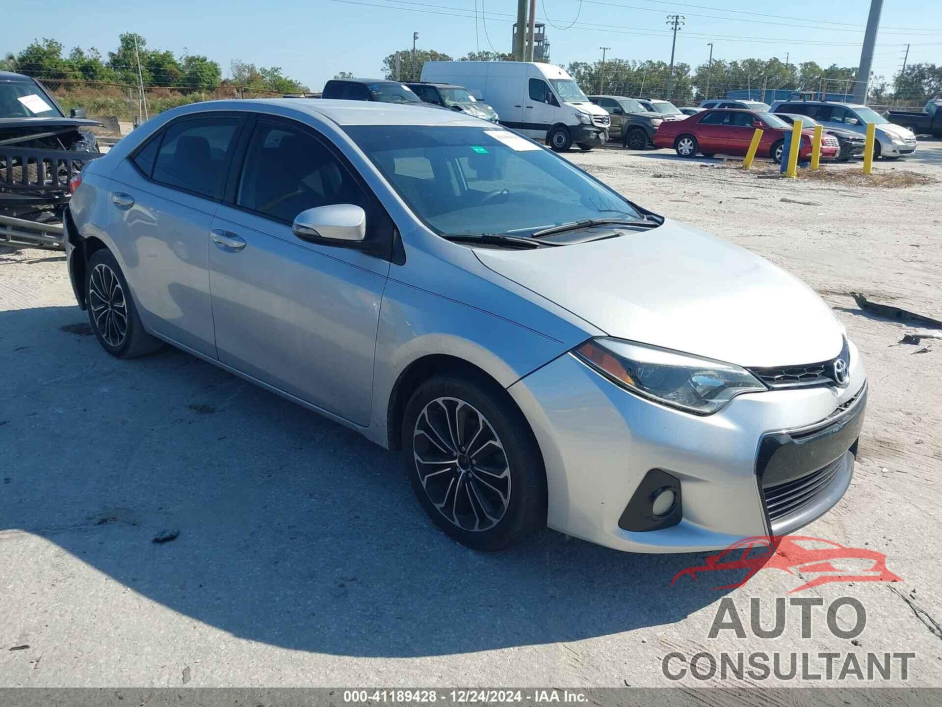 TOYOTA COROLLA 2014 - 2T1BURHE3EC107395