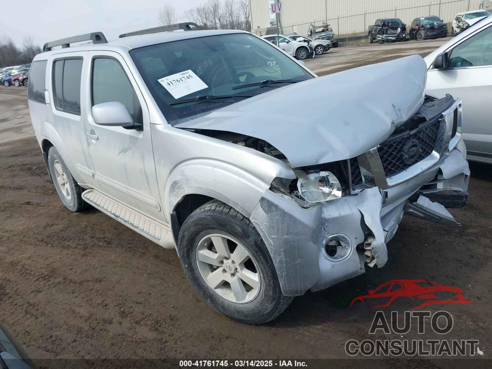 NISSAN PATHFINDER 2012 - 5N1AR1NB6CC604094