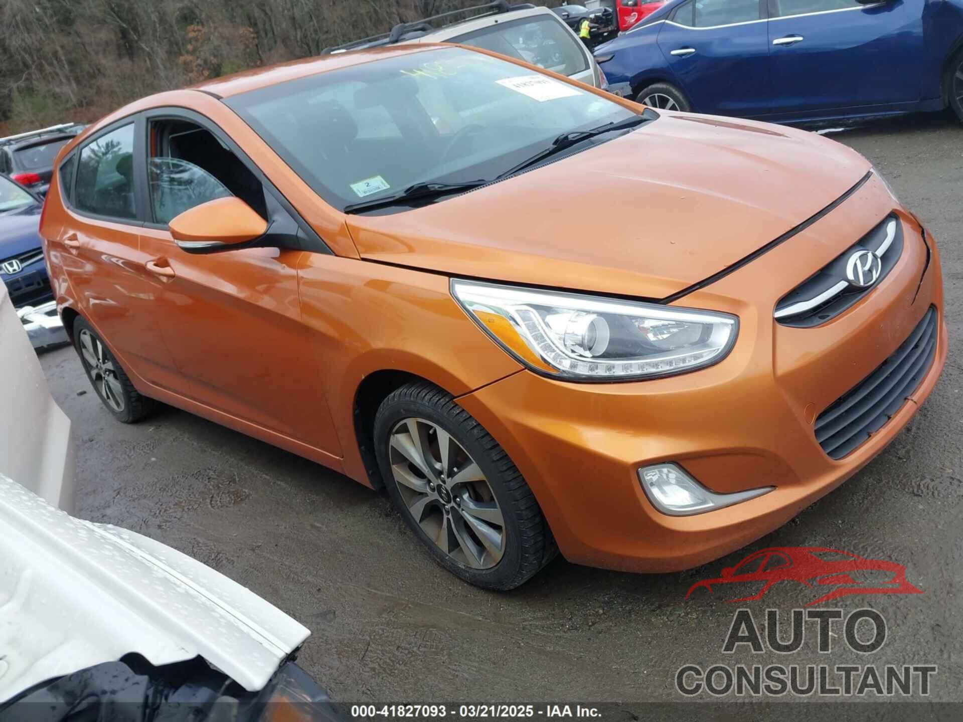 HYUNDAI ACCENT 2015 - KMHCU5AE3FU205849