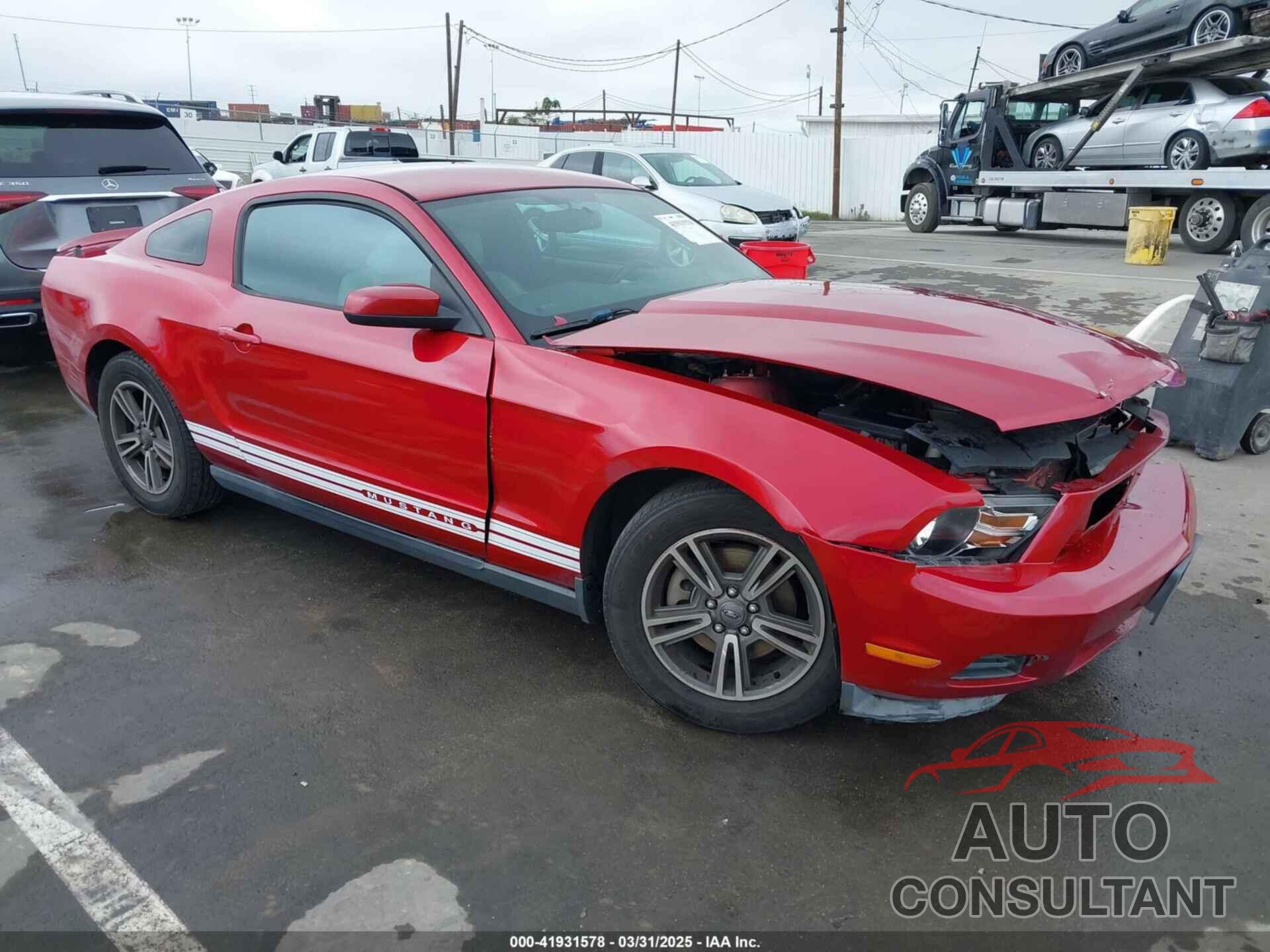 FORD MUSTANG 2012 - 1ZVBP8AM4C5226597