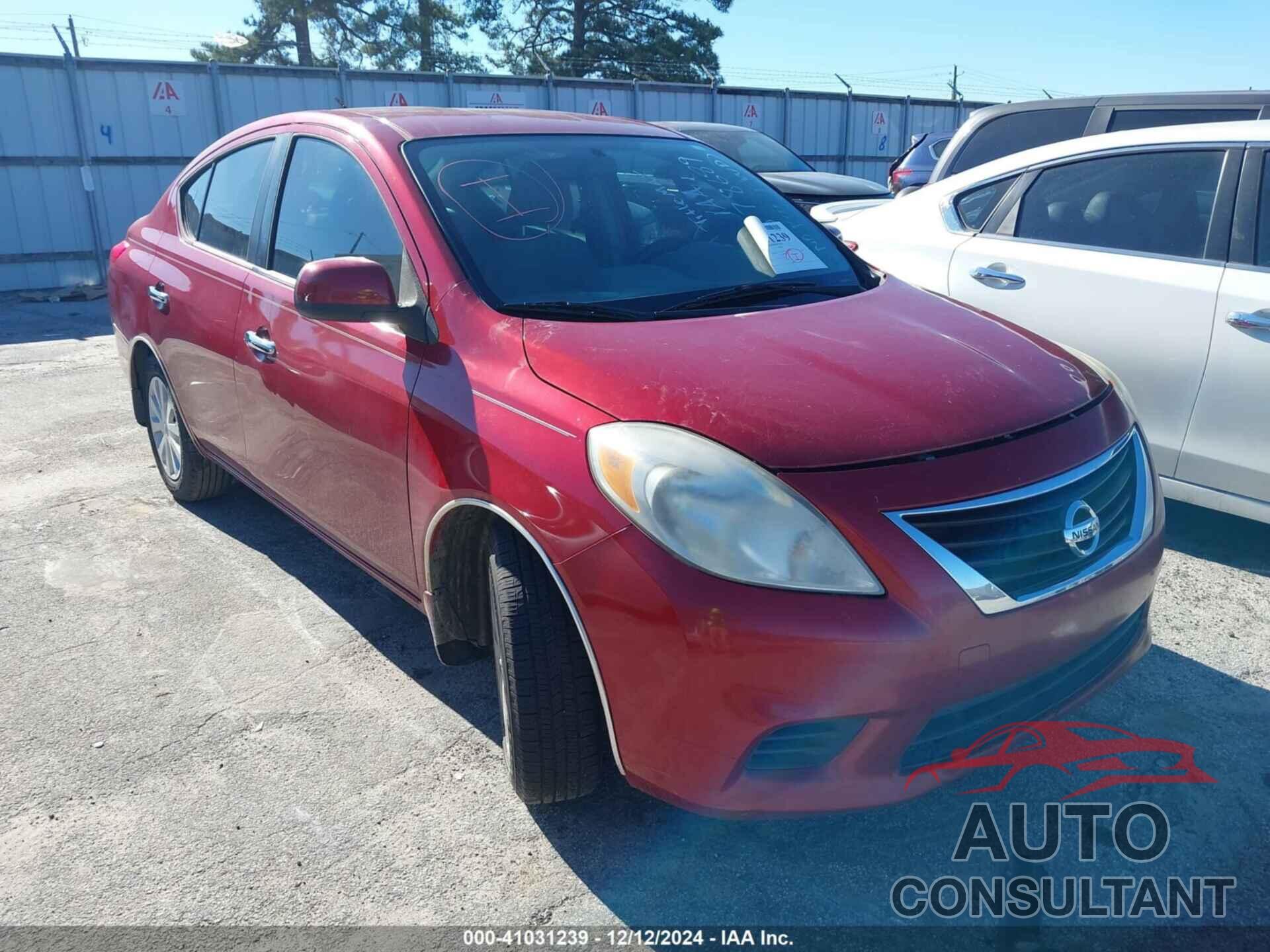 NISSAN VERSA 2012 - 3N1CN7AP8CL878689