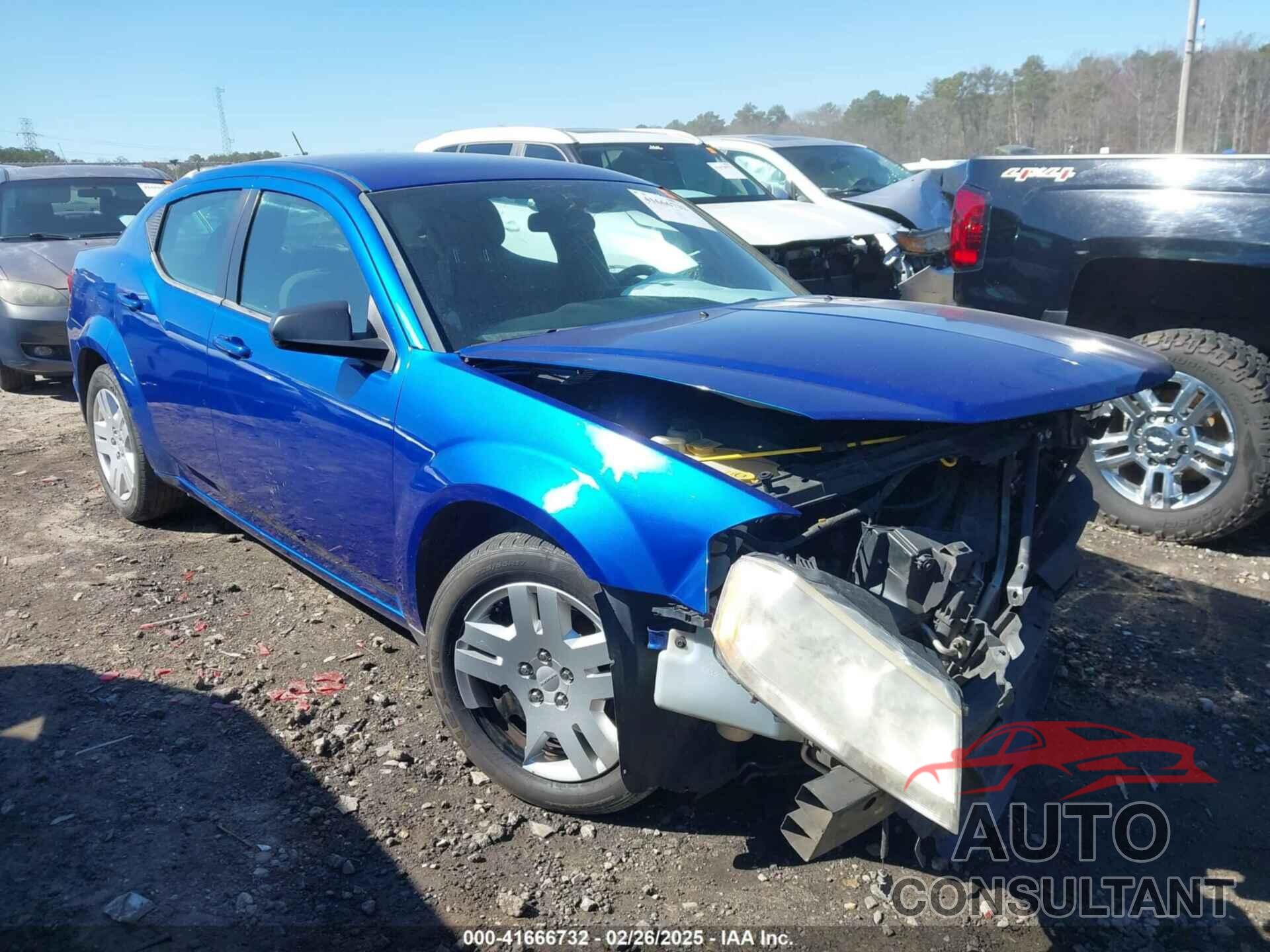 DODGE AVENGER 2013 - 1C3CDZAB9DN594073