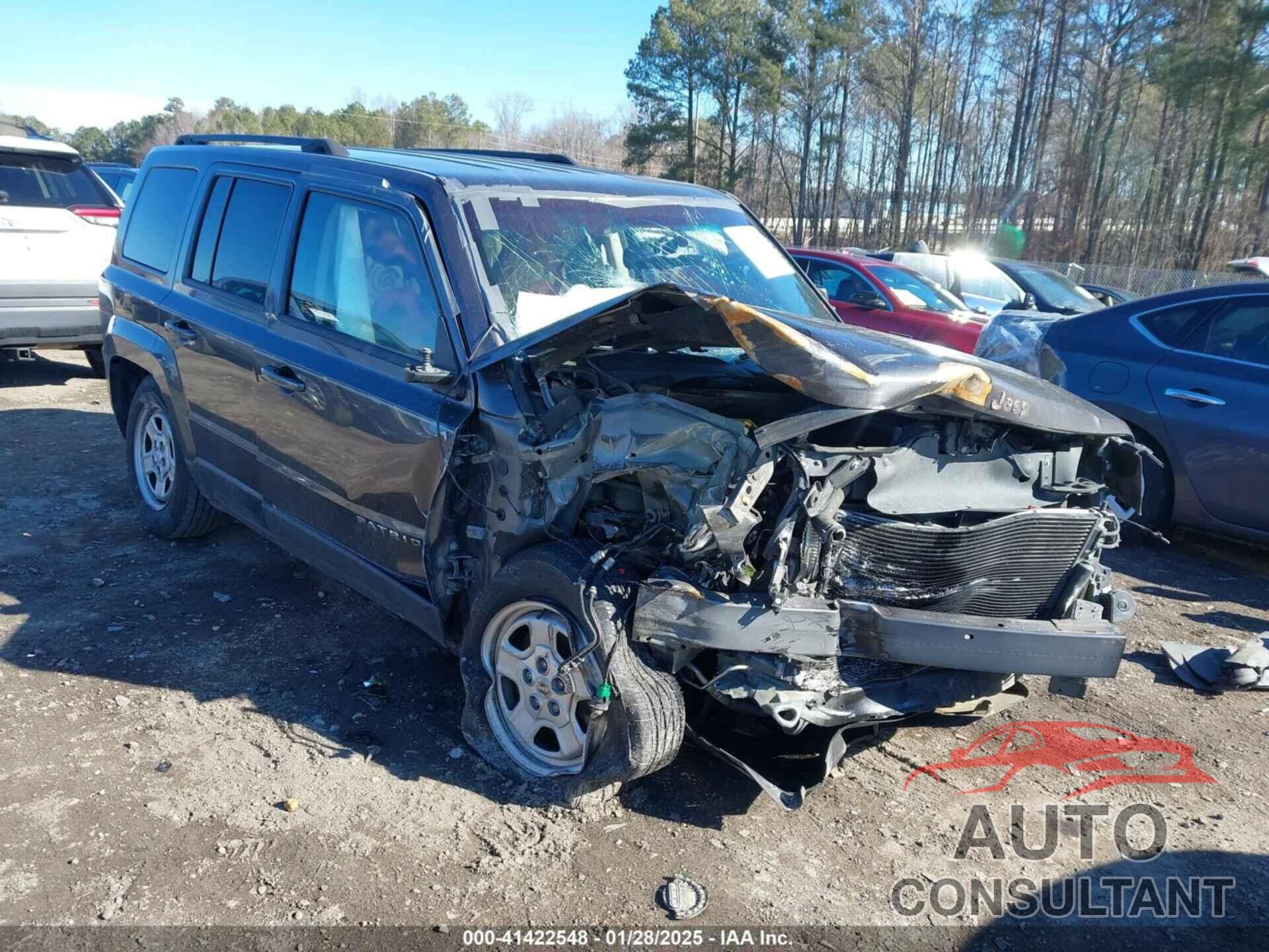 JEEP PATRIOT 2017 - 1C4NJPBA3HD145507