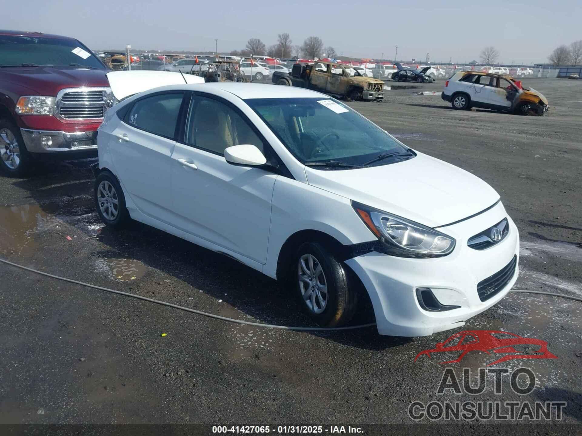 HYUNDAI ACCENT 2013 - KMHCT4AE3DU509662