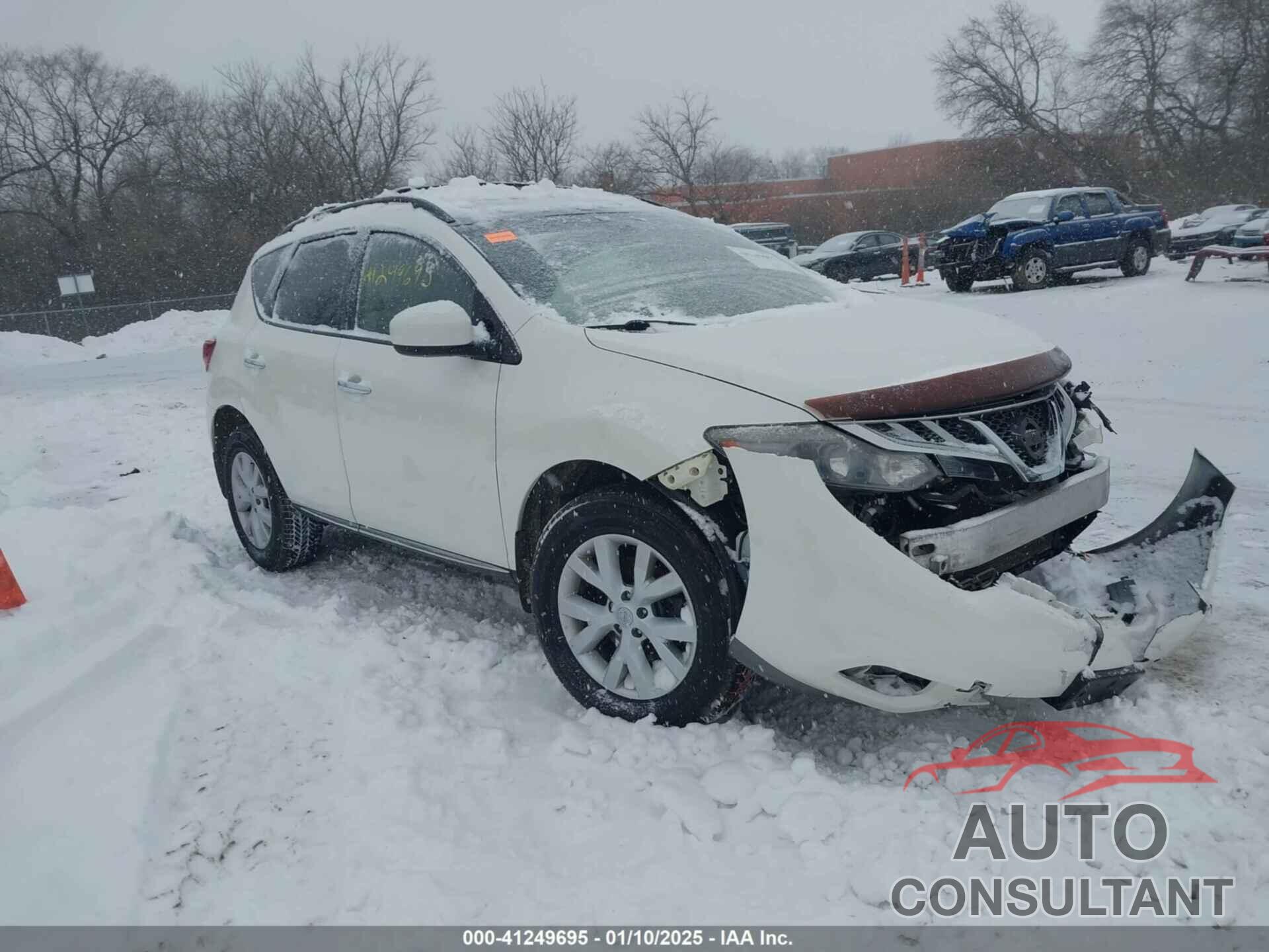 NISSAN MURANO 2012 - JN8AZ1MU9CW100228