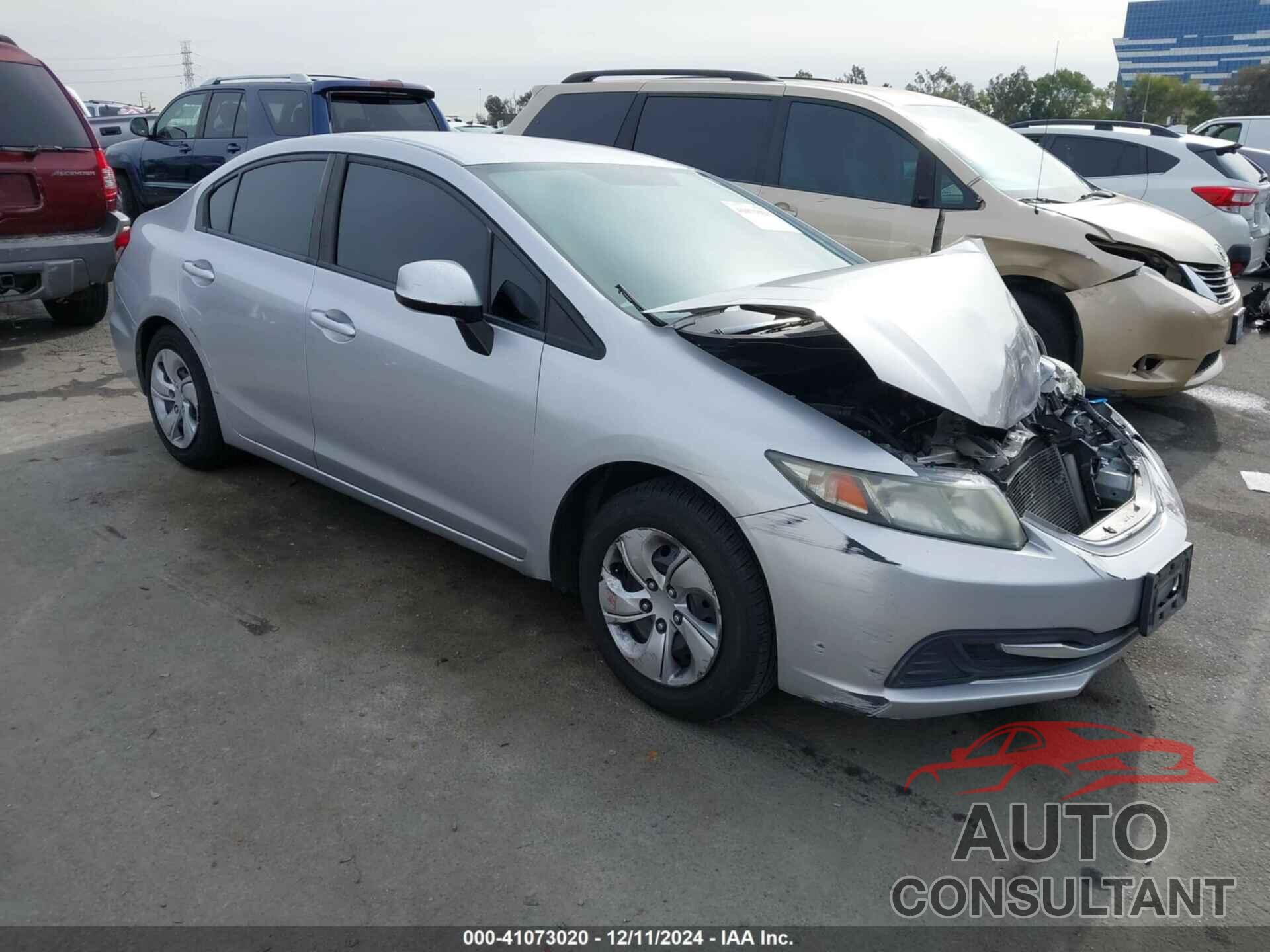 HONDA CIVIC 2013 - 19XFB2F56DE253503