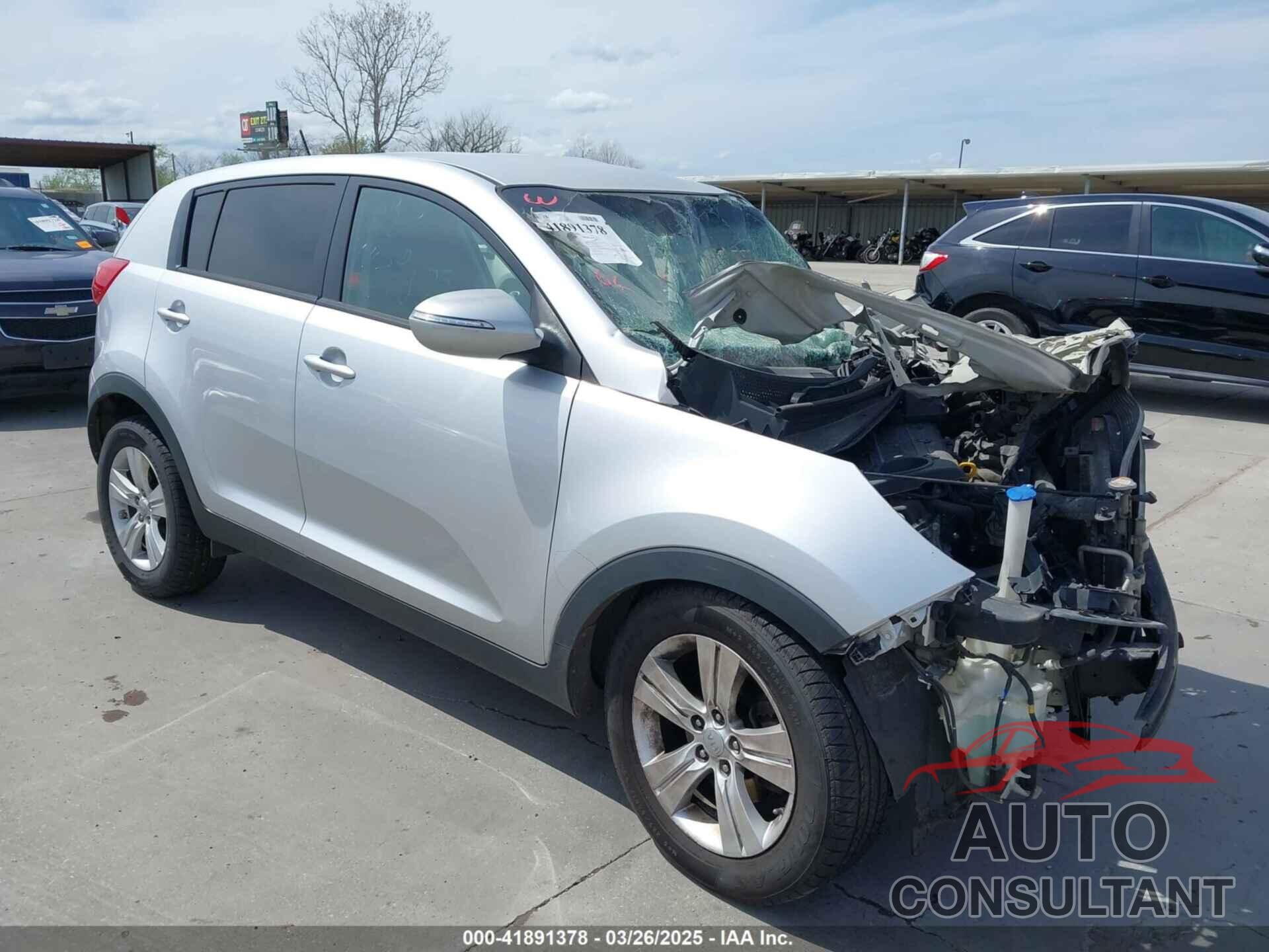 KIA SPORTAGE 2012 - KNDPB3A23C7256915