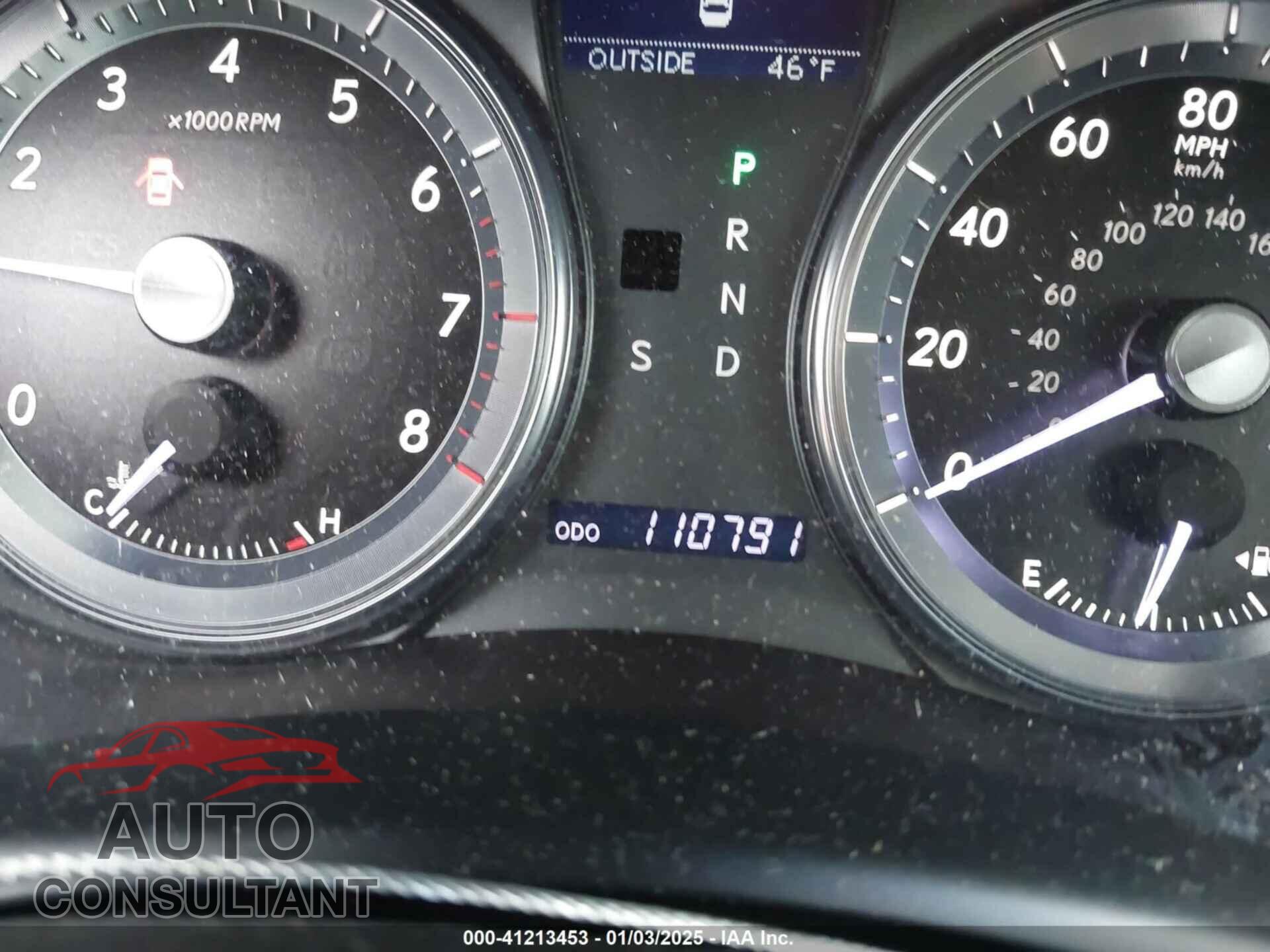 LEXUS ES 350 2011 - JTHBK1EG7B2425896