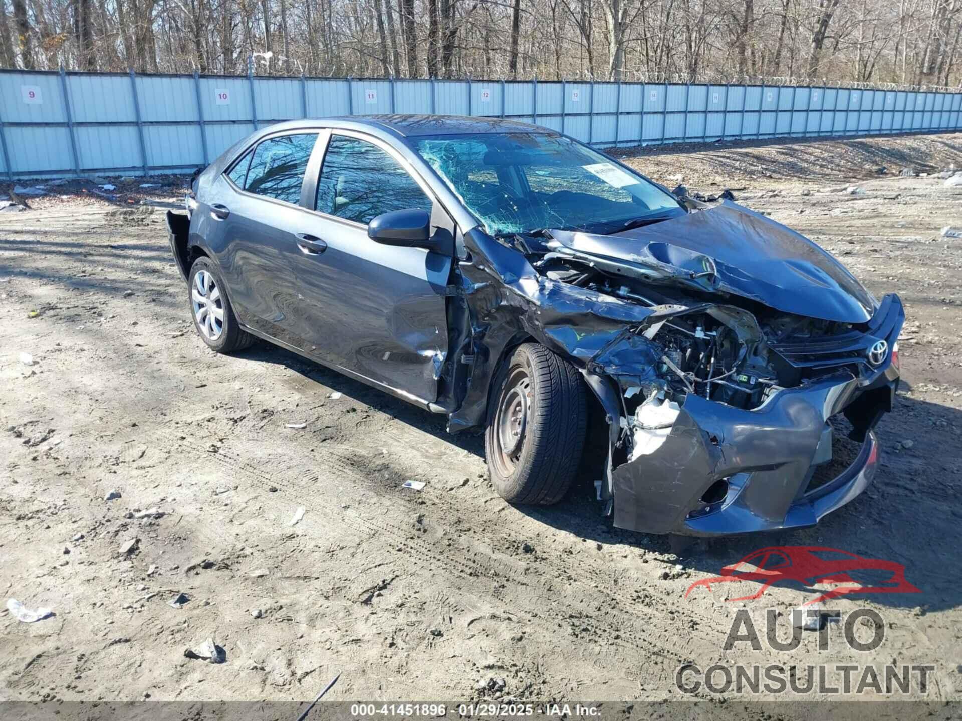 TOYOTA COROLLA 2016 - 2T1BURHEXGC724179