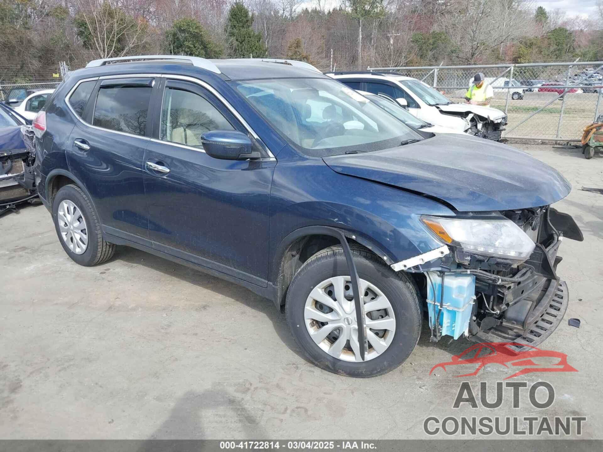 NISSAN ROGUE 2016 - KNMAT2MT5GP604477