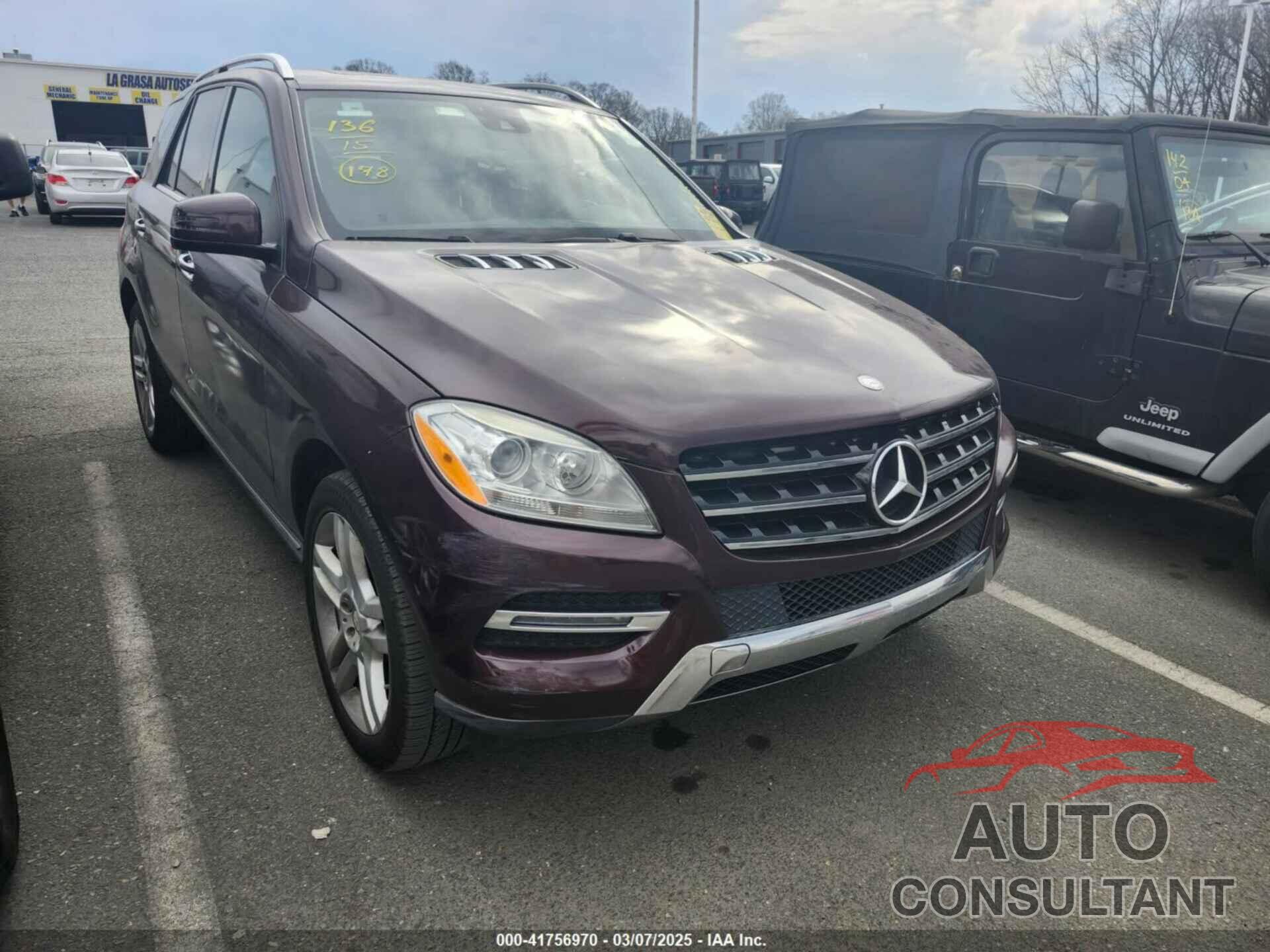 MERCEDES-BENZ ML 350 2015 - 4JGDA5HB2FA486343