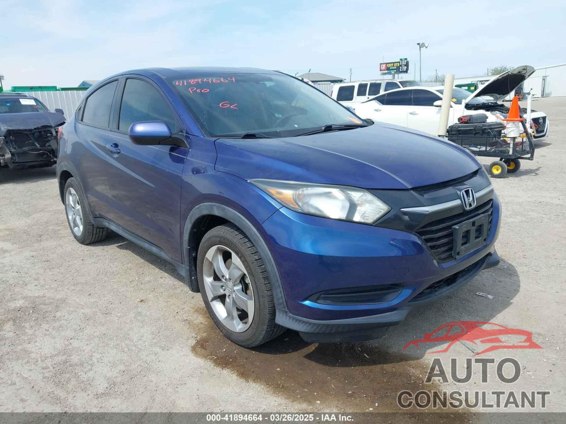 HONDA HR-V 2017 - 3CZRU5H39HM703669