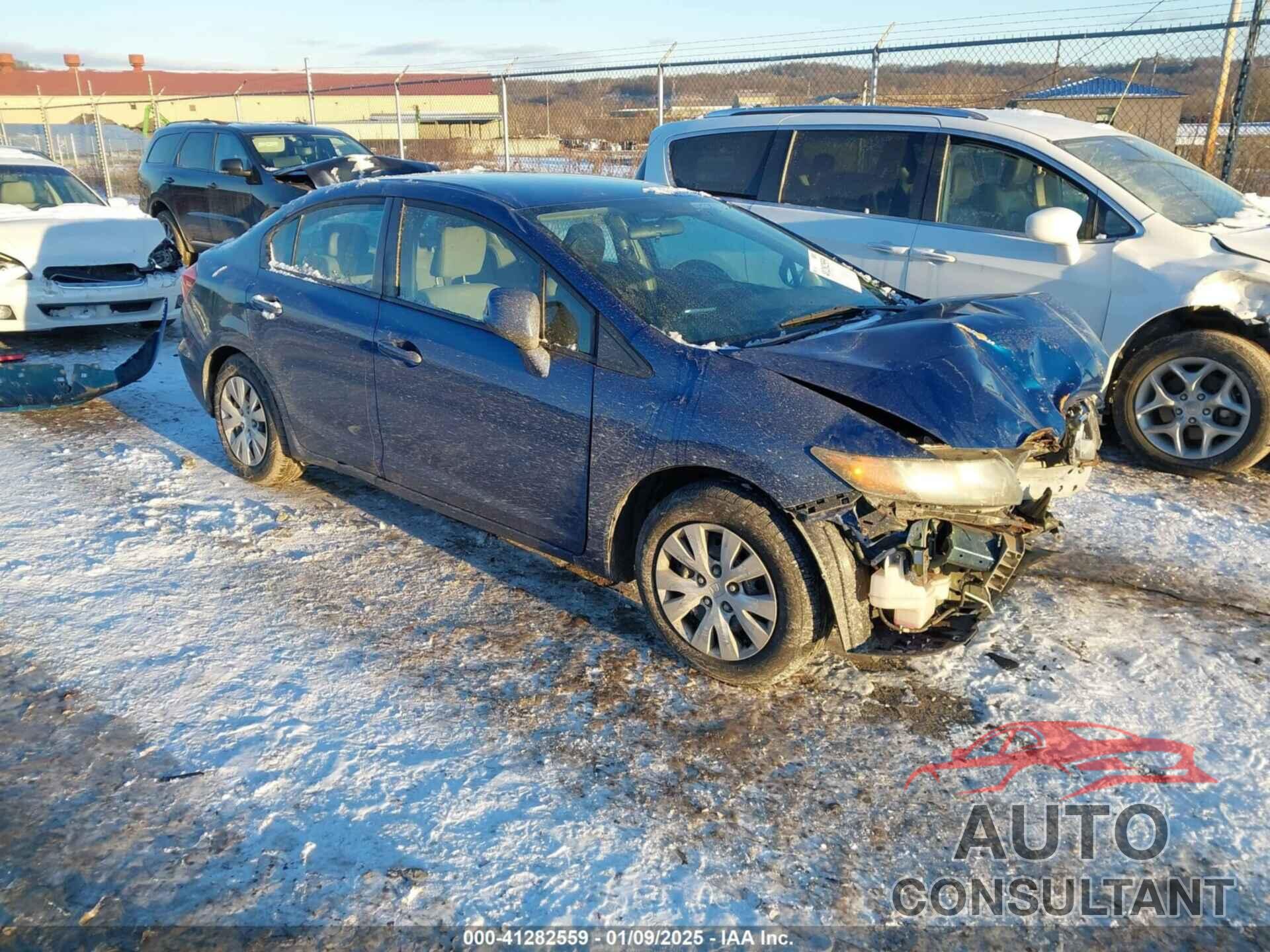 HONDA CIVIC SDN 2012 - 19XFB2F58CE322660