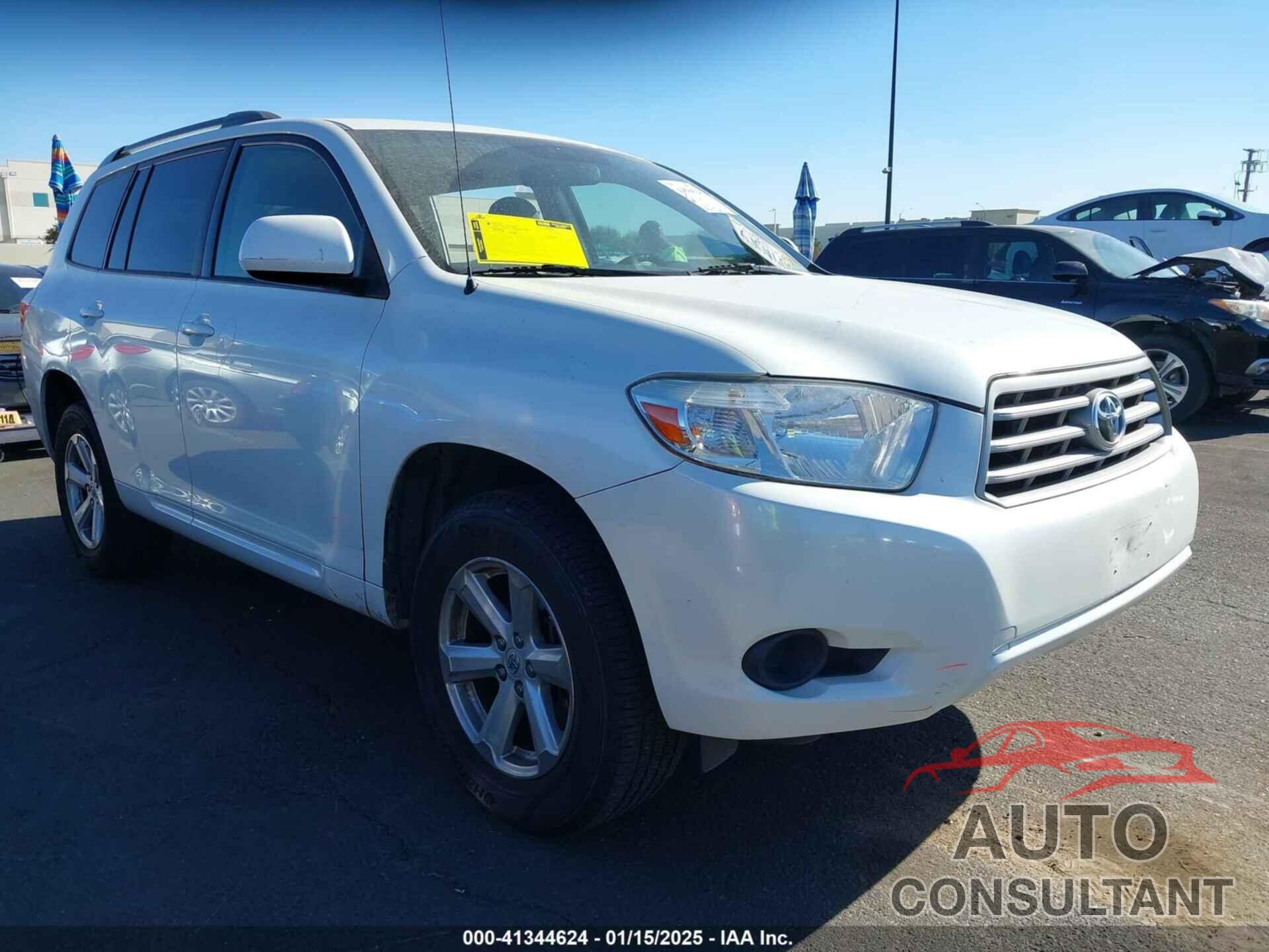 TOYOTA HIGHLANDER 2009 - JTEDS41AX92083413