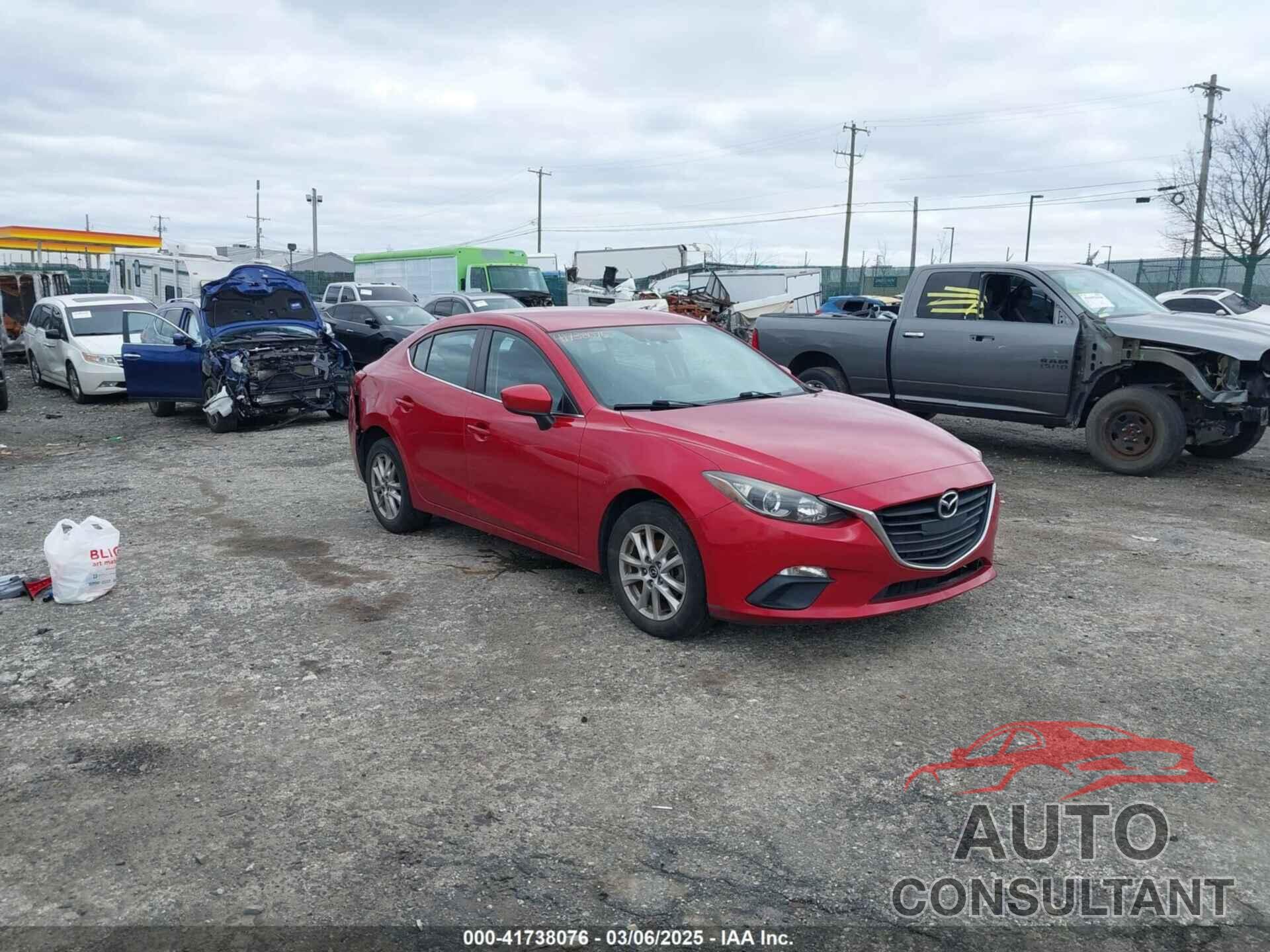 MAZDA MAZDA3 2016 - JM1BM1U71G1340420