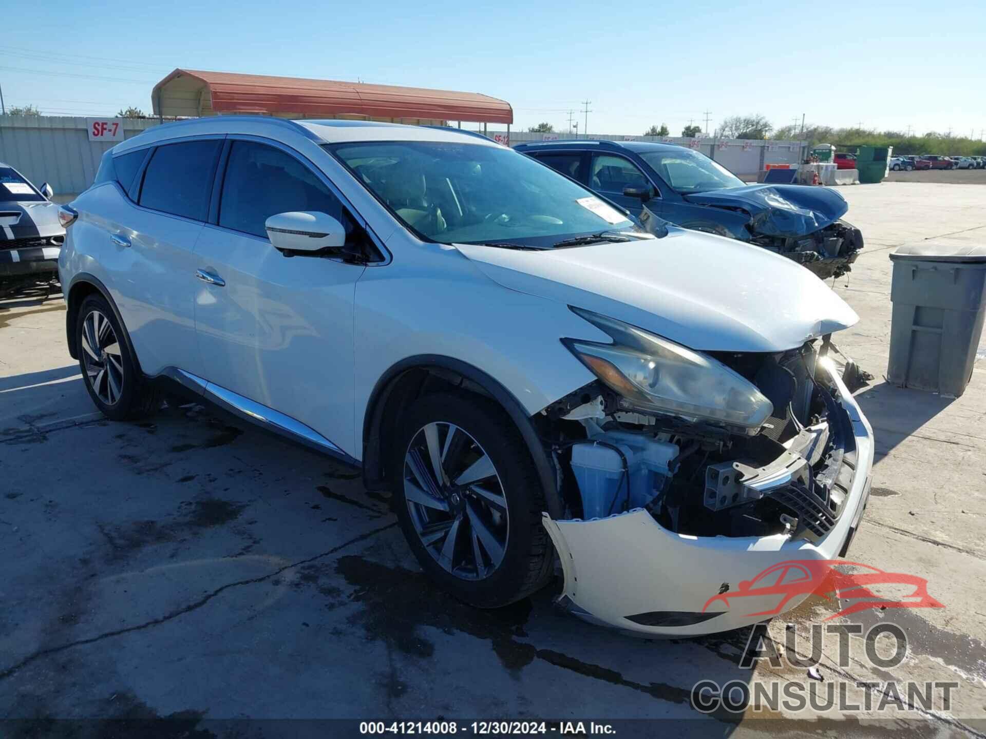 NISSAN MURANO 2016 - 5N1AZ2MG6GN145579