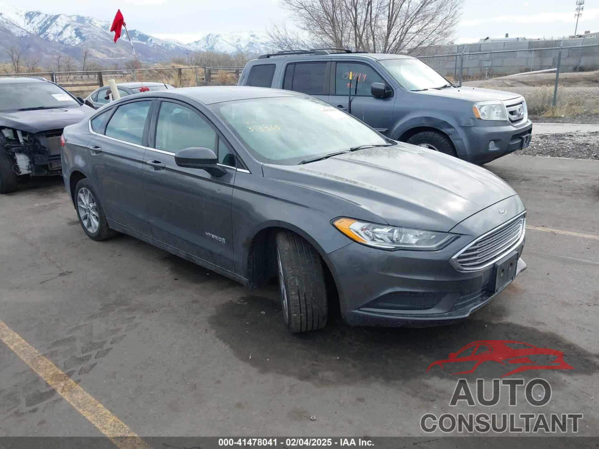 FORD FUSION HYBRID 2017 - 3FA6P0UU6HR313865