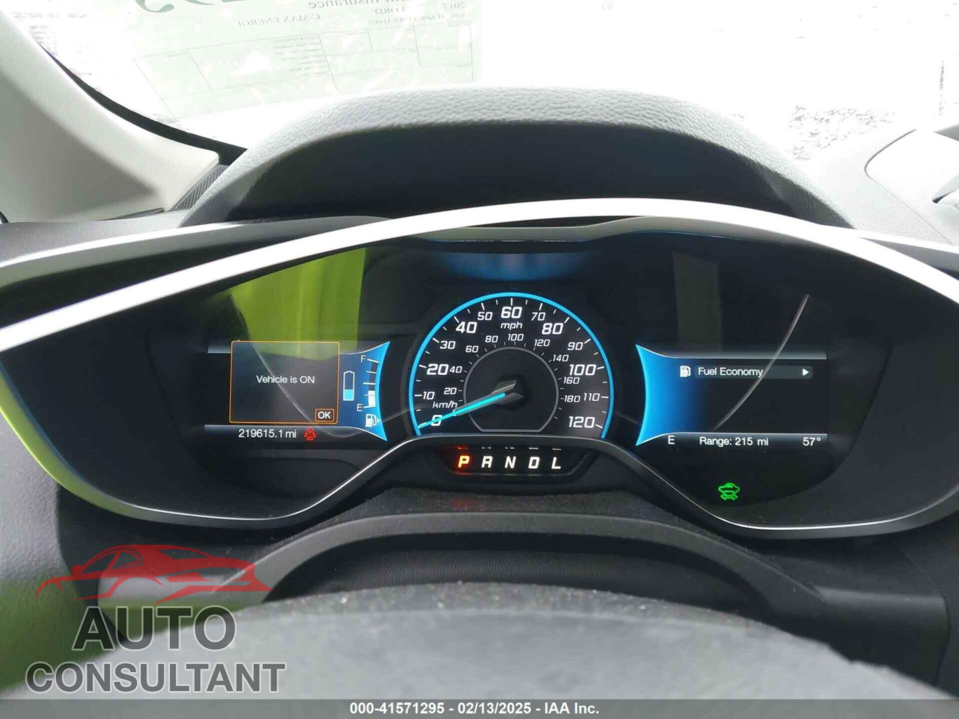 FORD C-MAX ENERGI 2017 - 1FADP5EU9HL114875