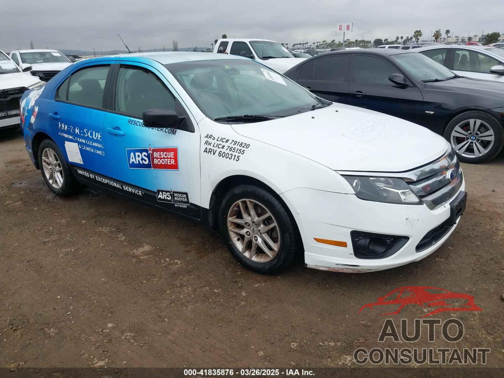 FORD FUSION 2010 - 3FAHP0GAXAR412706