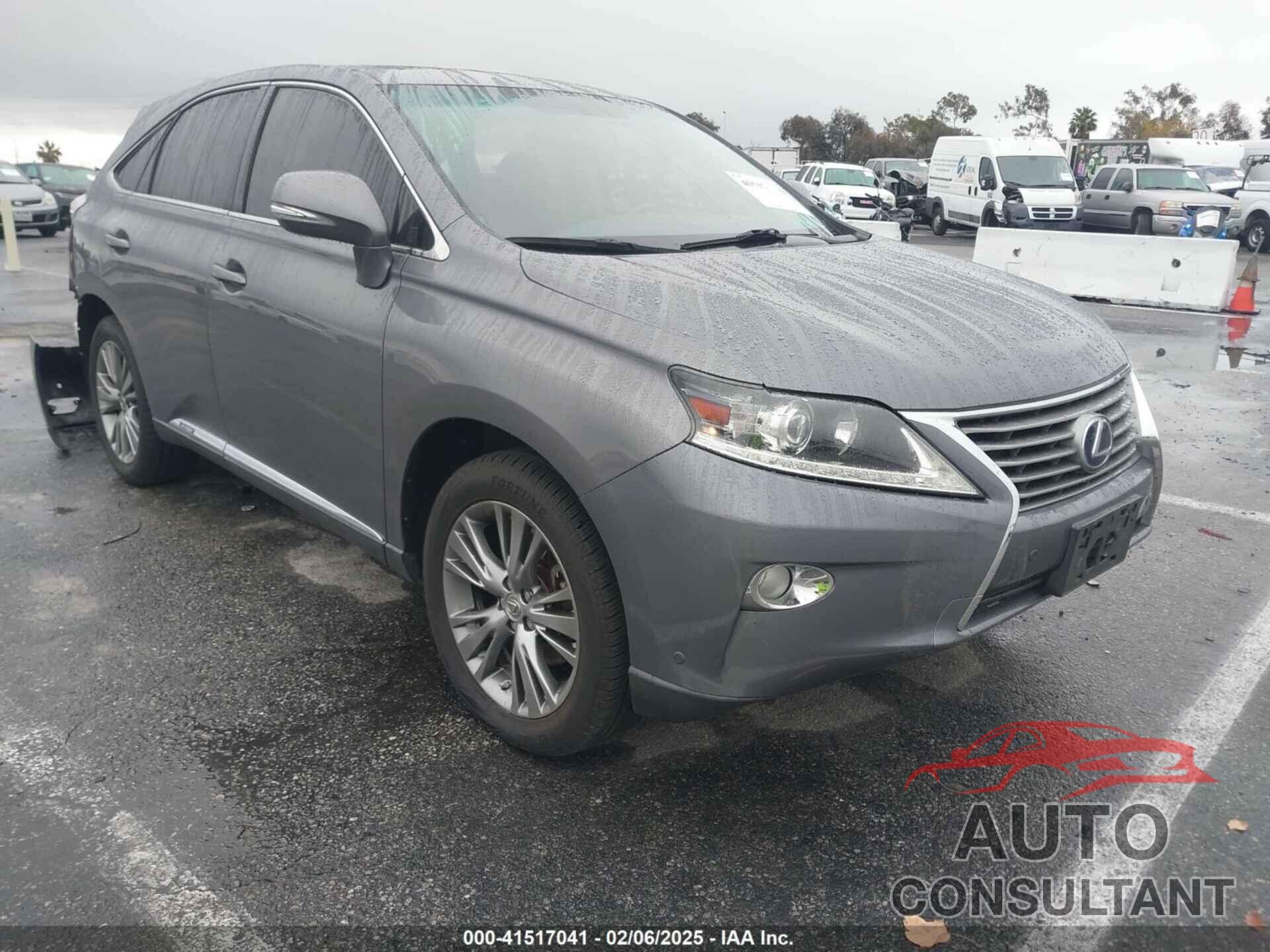 LEXUS RX 450H 2013 - JTJZB1BA6D2409043