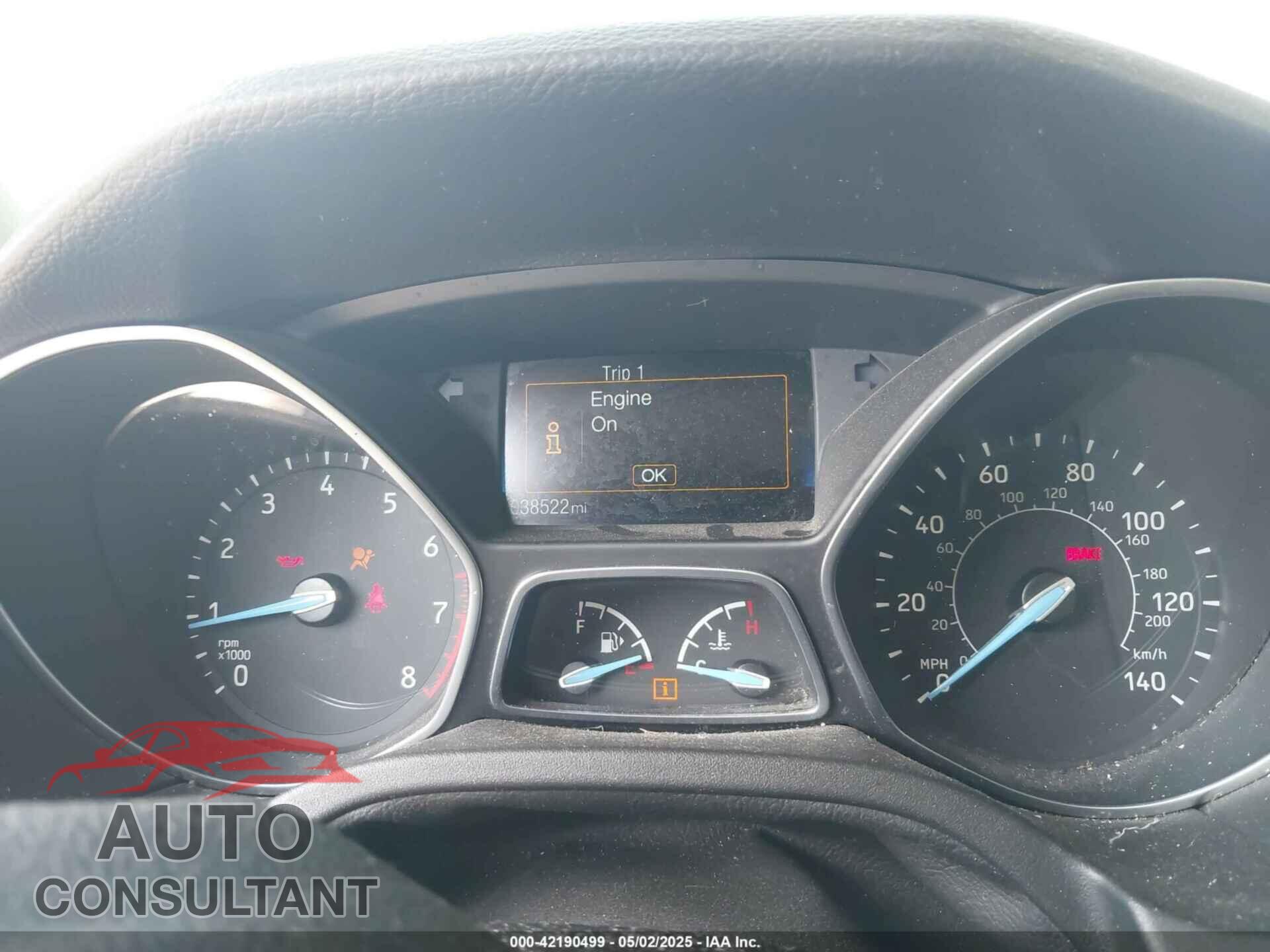 FORD FOCUS 2016 - 1FADP3E2XGL237442