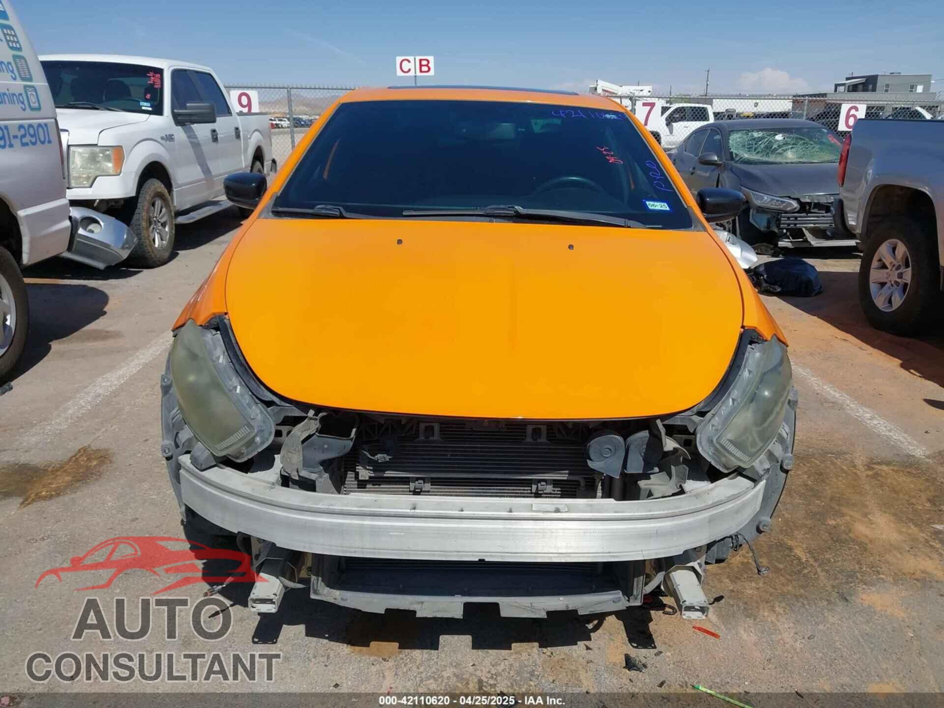 DODGE DART 2014 - 1C3CDFBB5ED866218