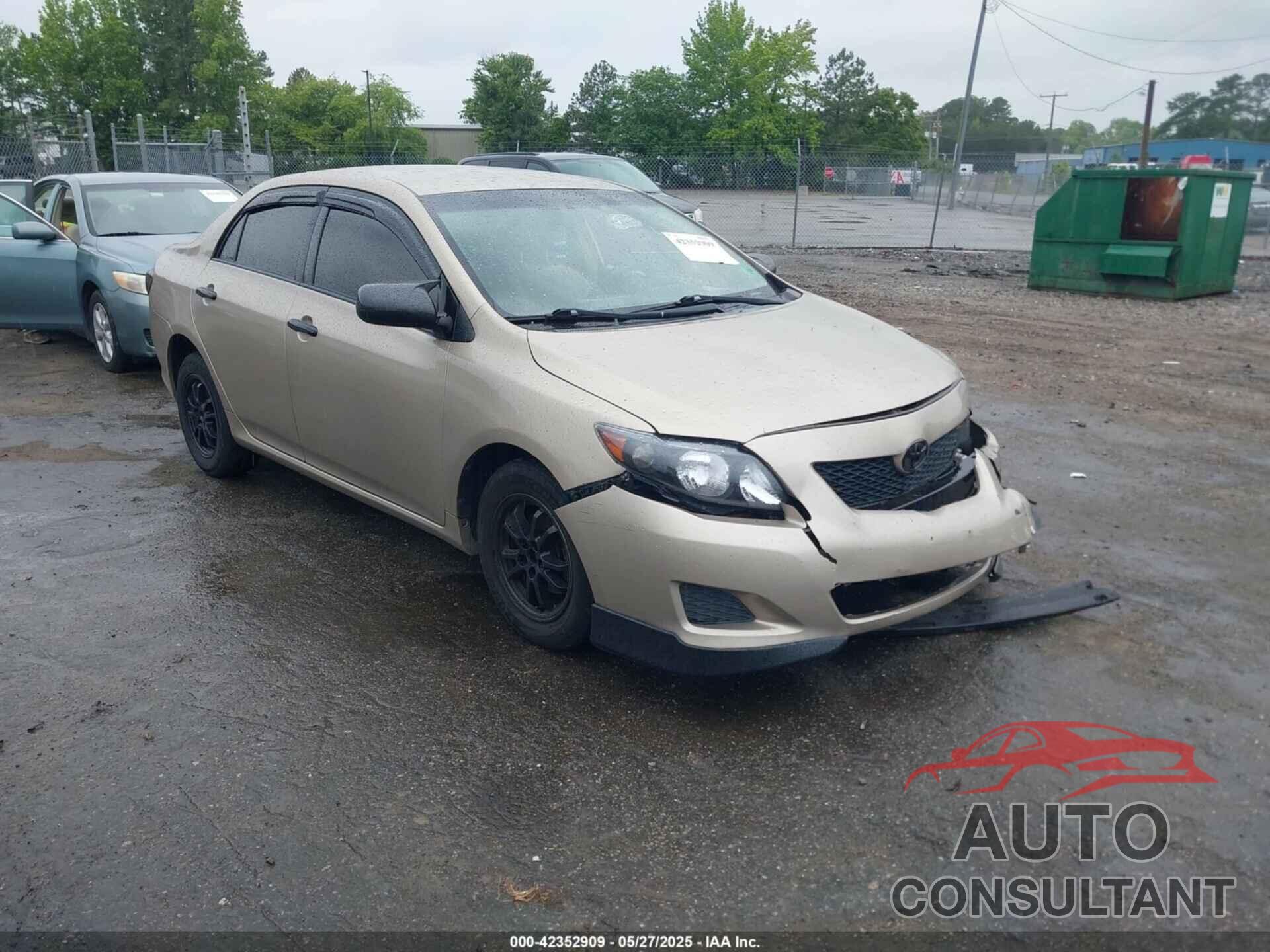 TOYOTA COROLLA 2009 - 2T1BU40E09C155960
