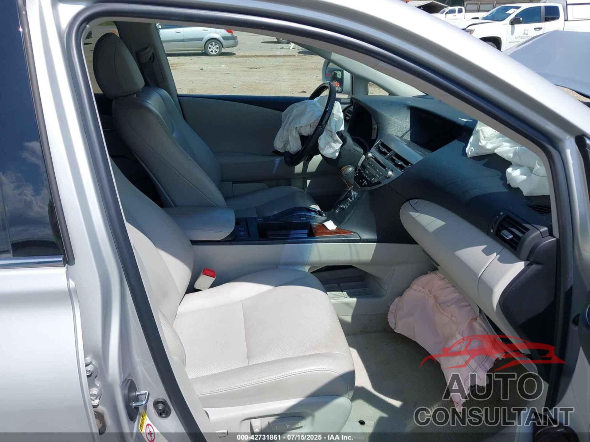 LEXUS RX 350 2010 - 2T2ZK1BA4AC030893