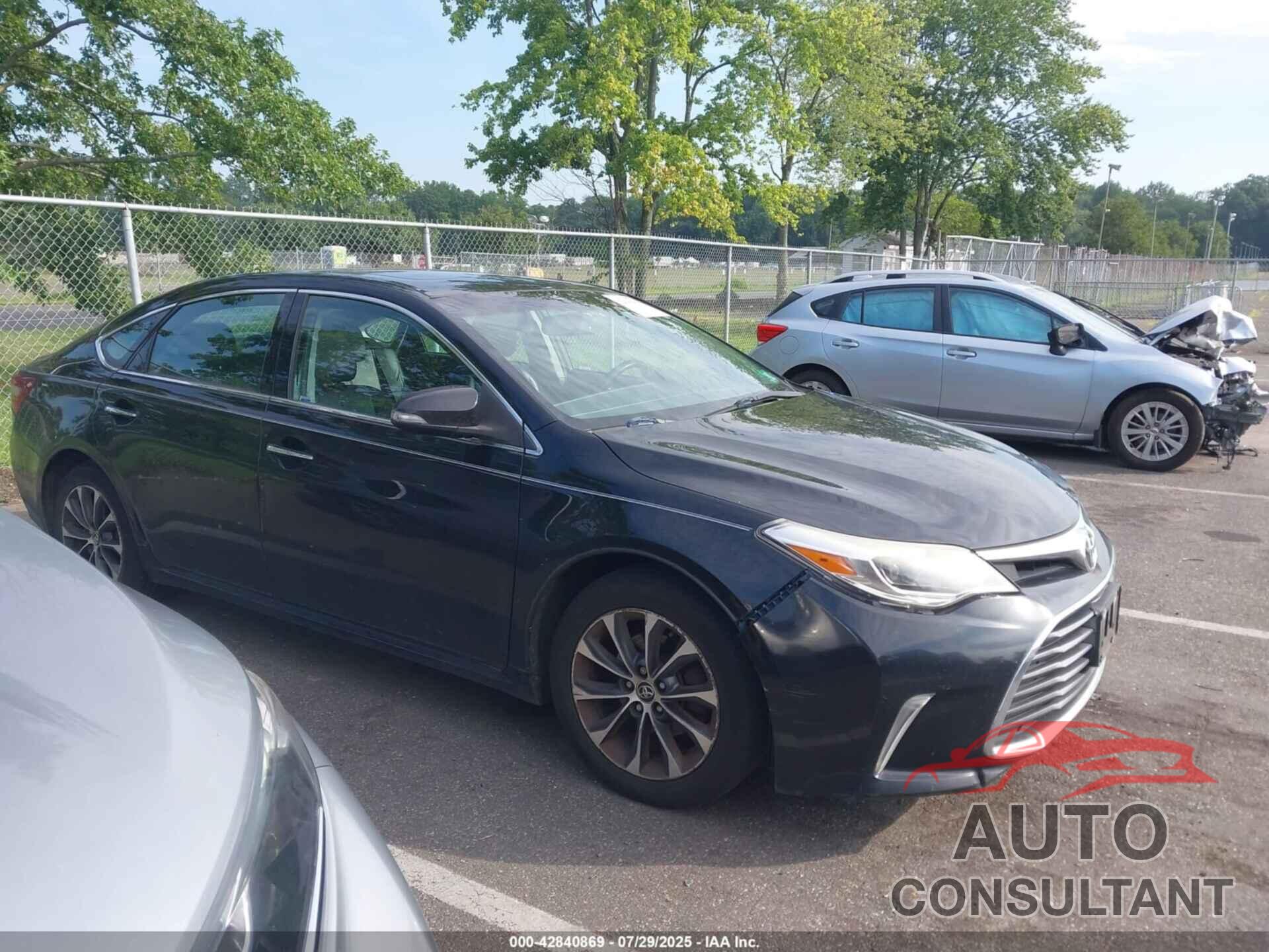 TOYOTA AVALON 2016 - 4T1BK1EB2GU206647