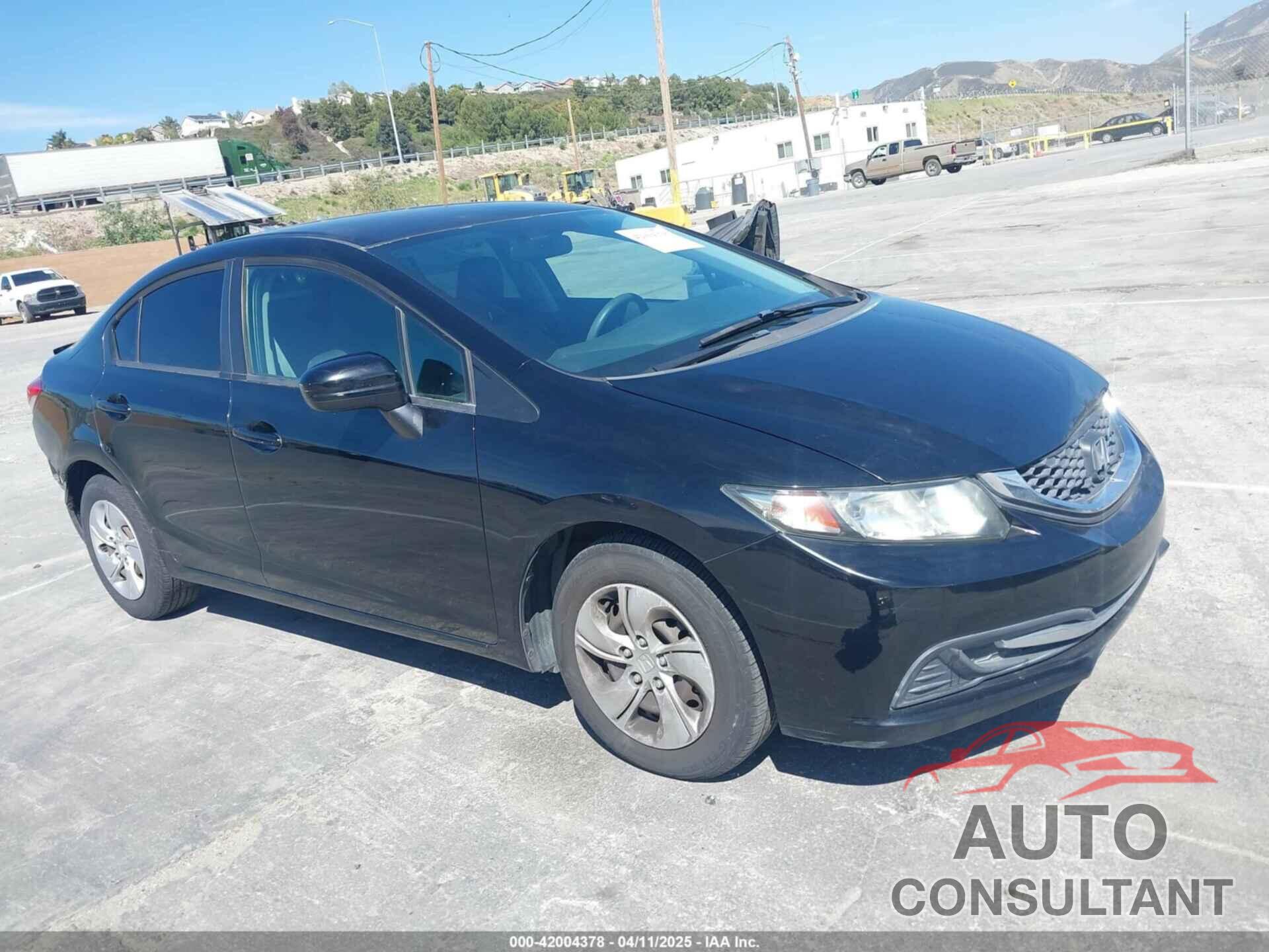 HONDA CIVIC 2014 - 19XFB2F54EE265327