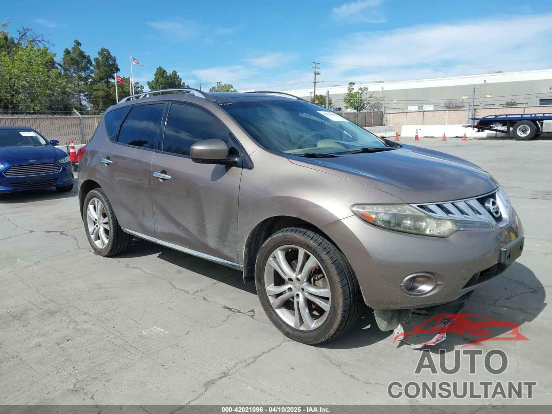 NISSAN MURANO 2009 - JN8AZ18W99W128700