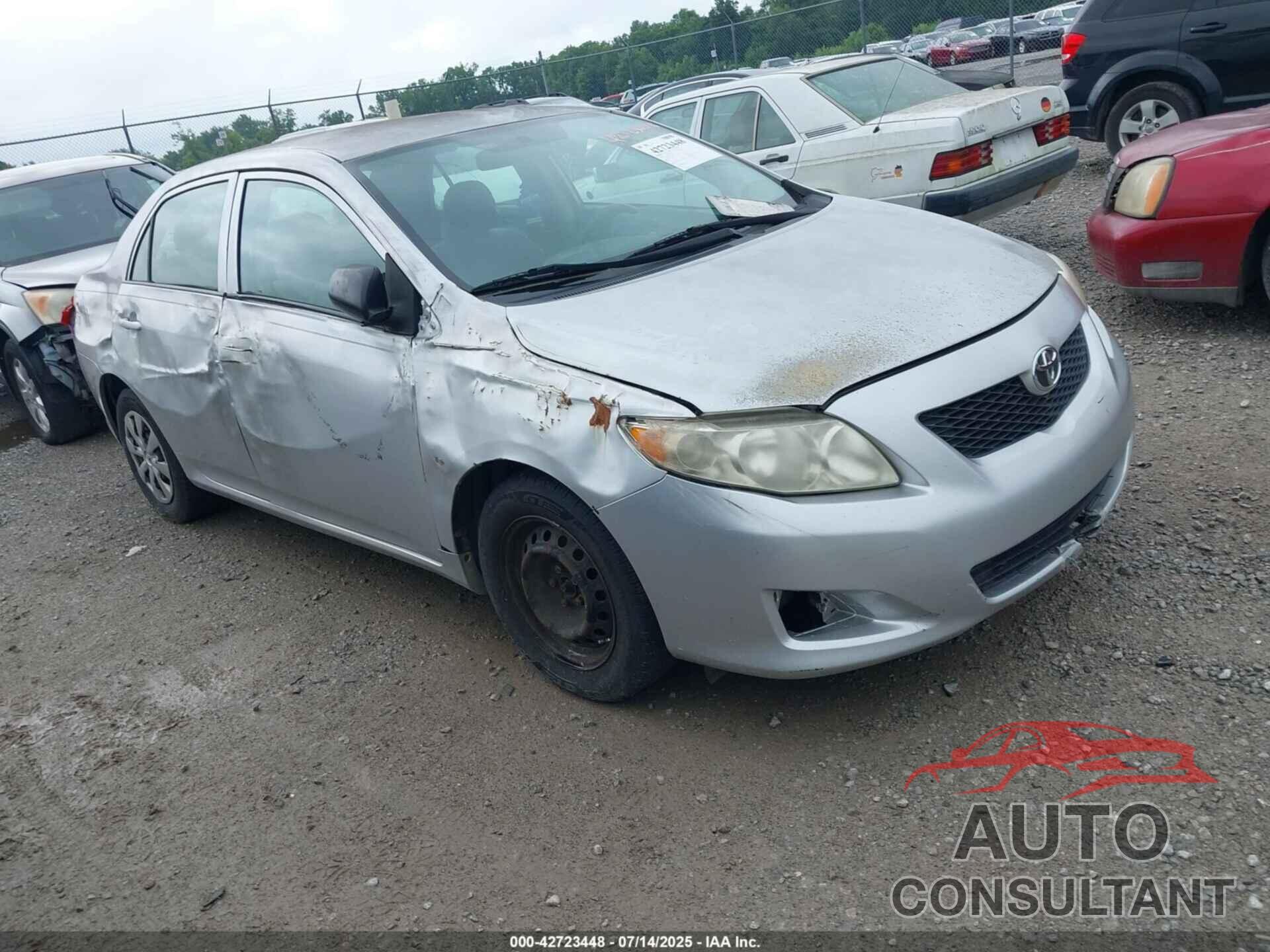 TOYOTA COROLLA 2009 - JTDBL40E39J016297