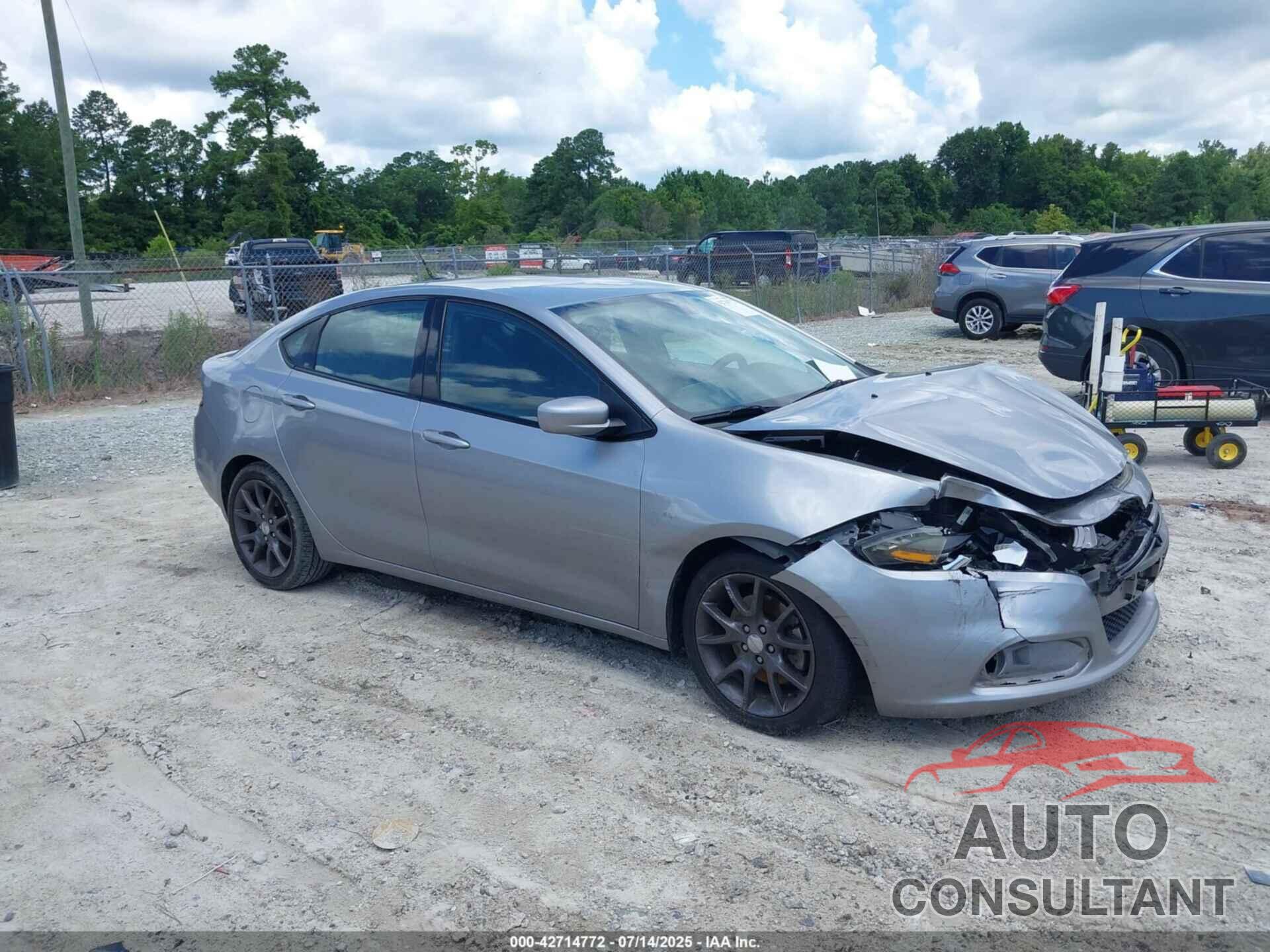 DODGE DART 2016 - 1C3CDFAA4GD530491