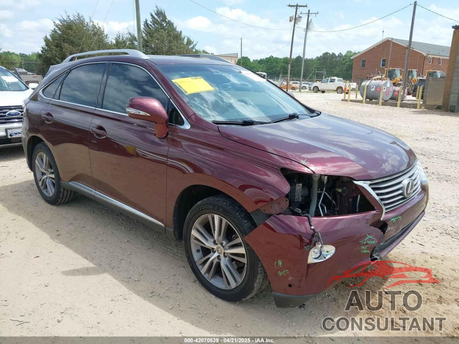 LEXUS RX 350 2015 - 2T2ZK1BA5FC161760