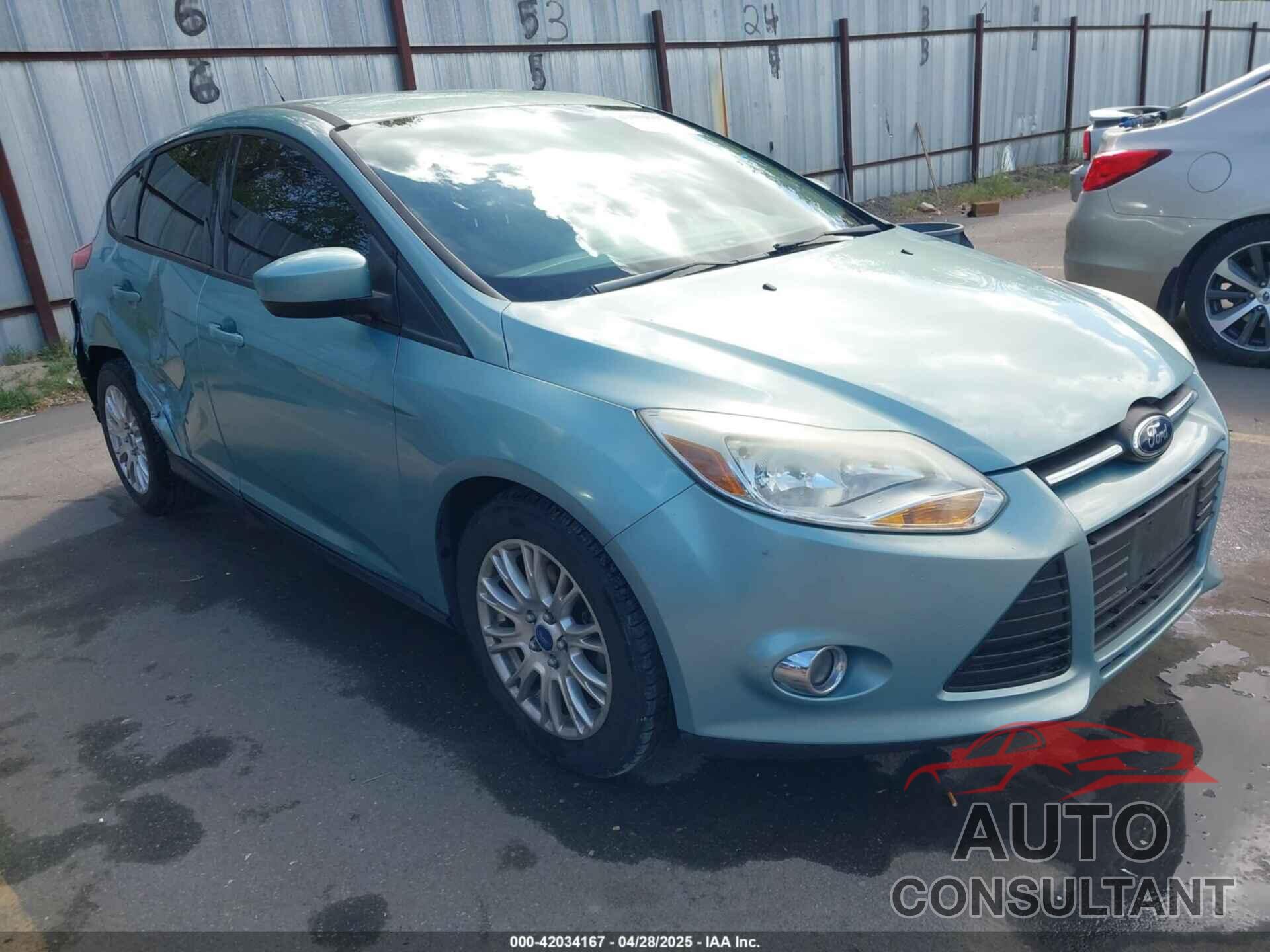 FORD FOCUS 2012 - 1FAHP3K24CL394495