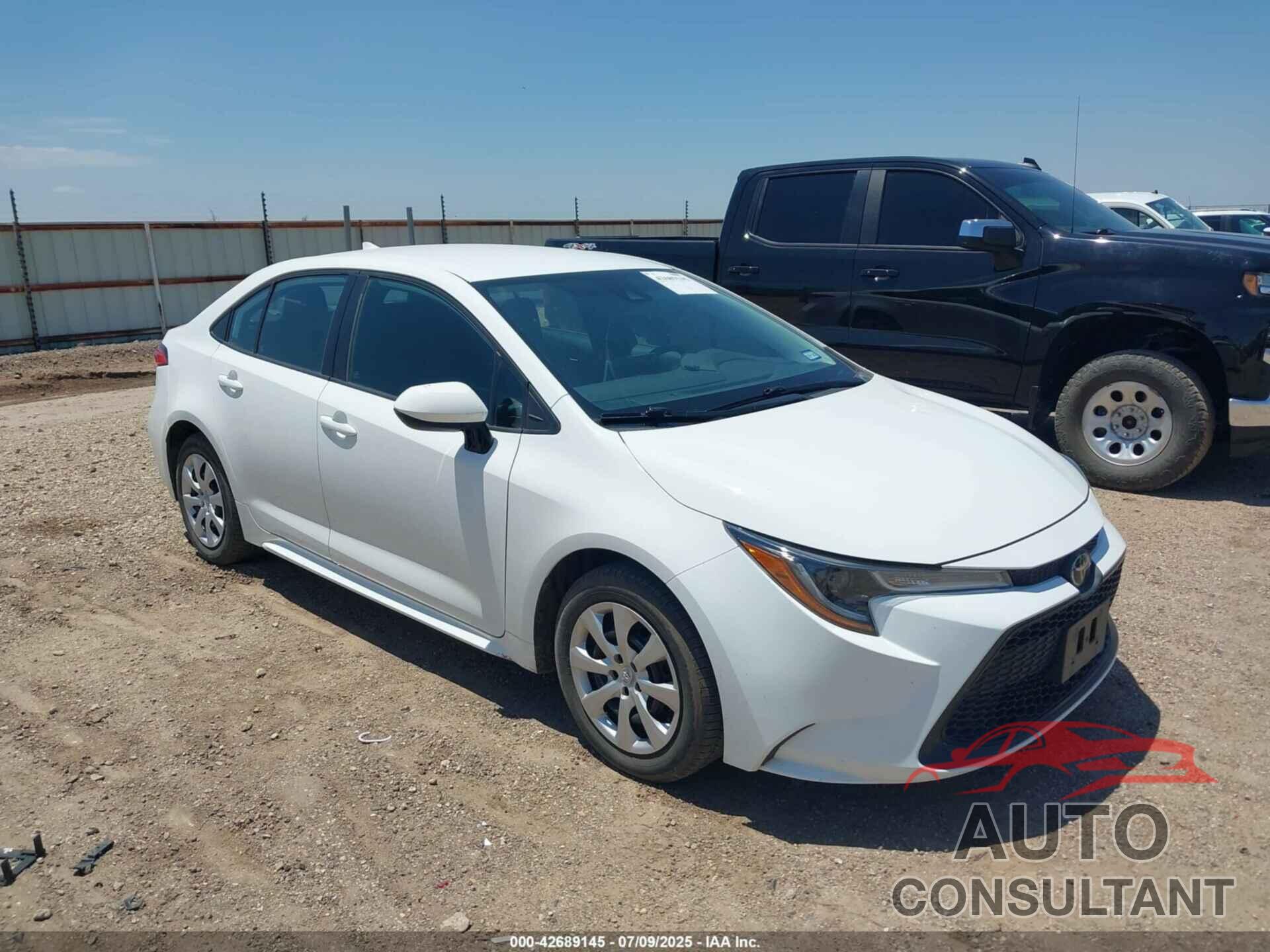 TOYOTA COROLLA 2020 - 5YFEPRAE0LP131116