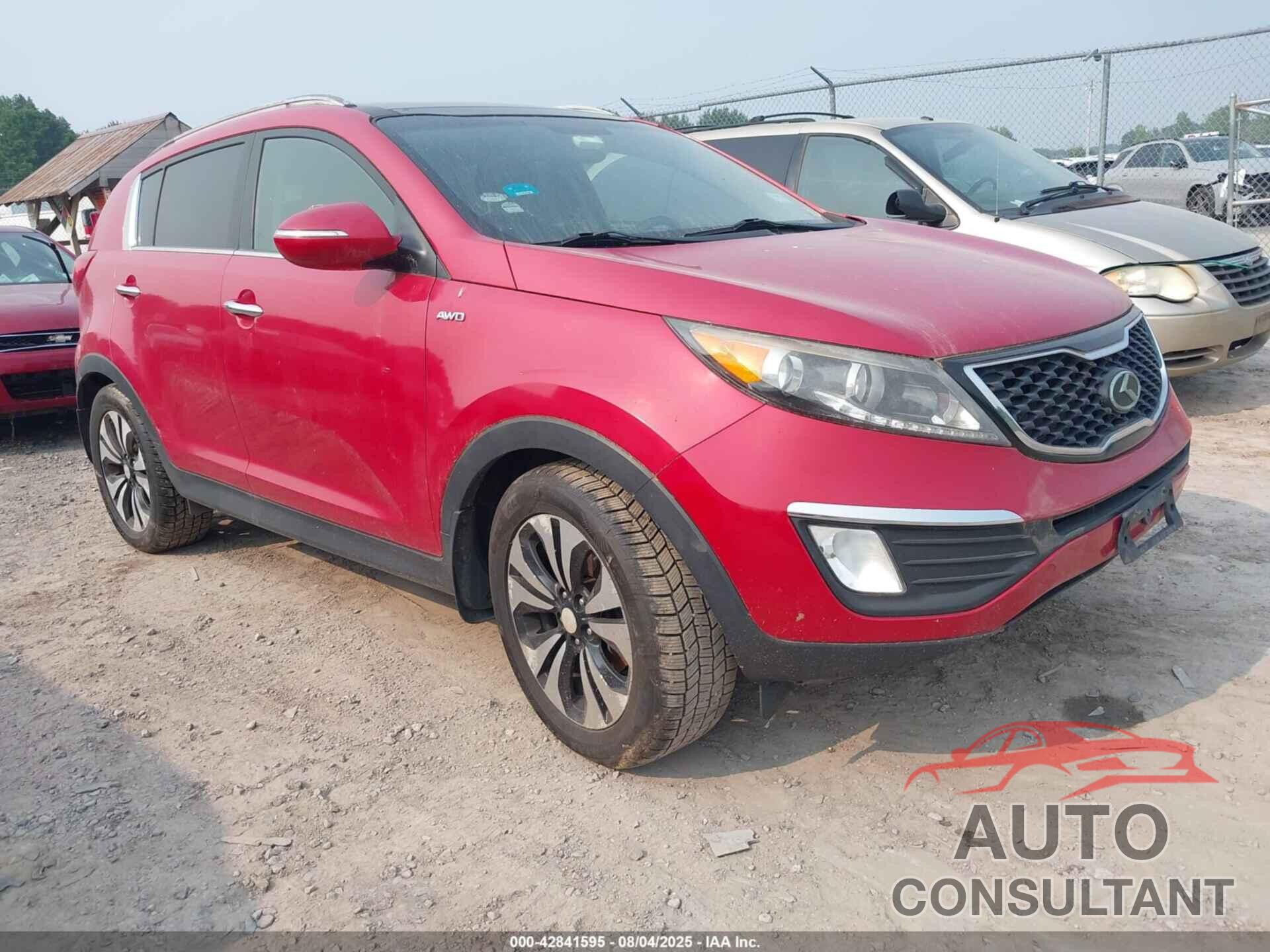 KIA SPORTAGE 2012 - KNDPCCA68C7178485