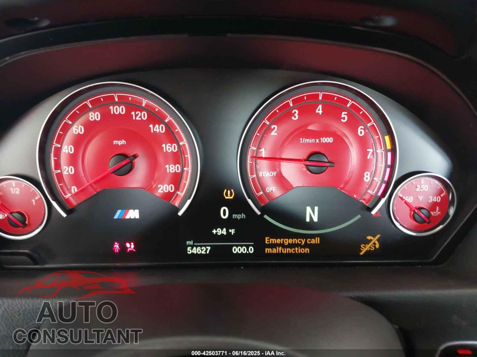 BMW M3 2018 - WBS8M9C55J5J79801