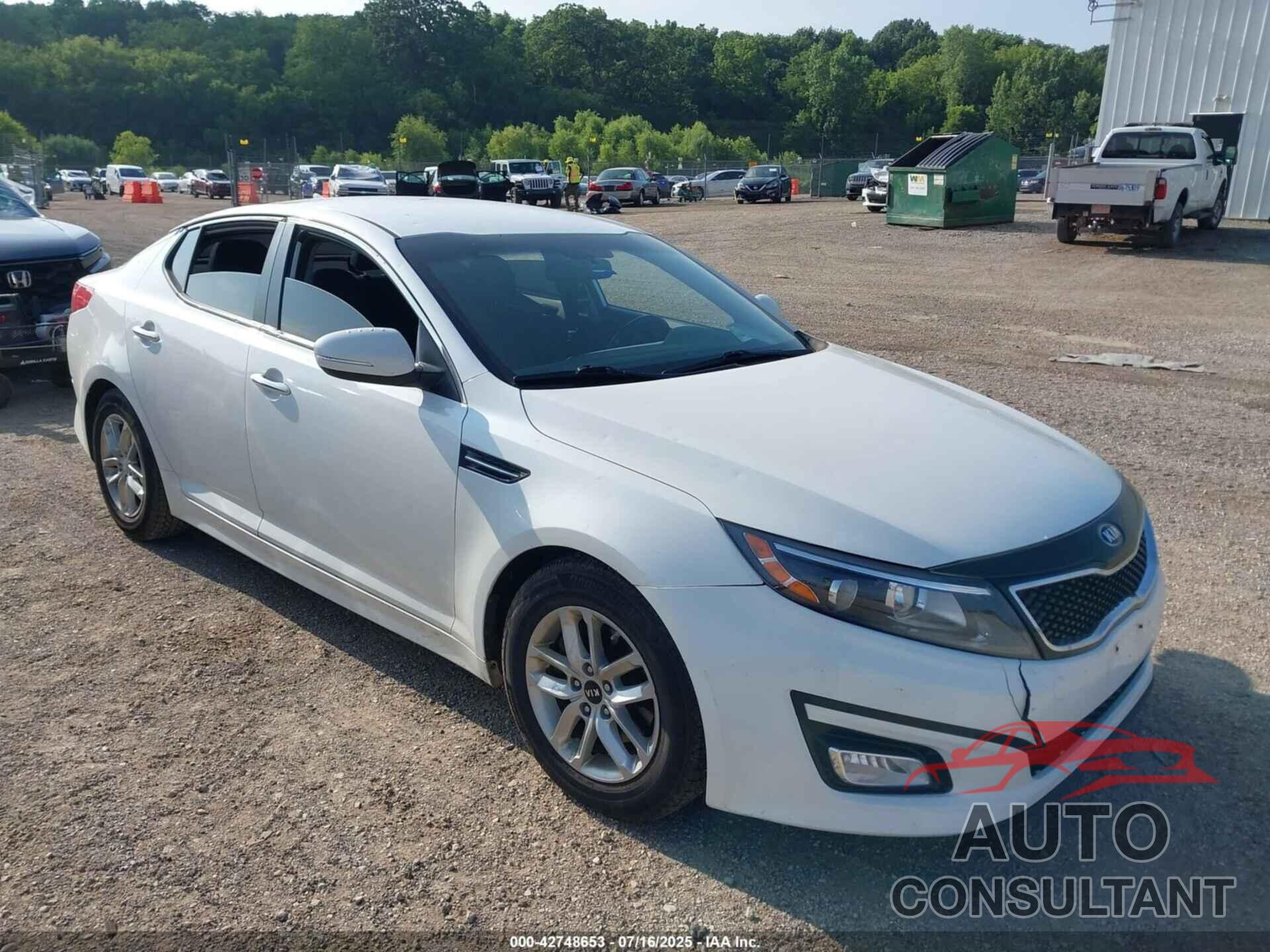 KIA OPTIMA 2015 - KNAGM4A74F5611776