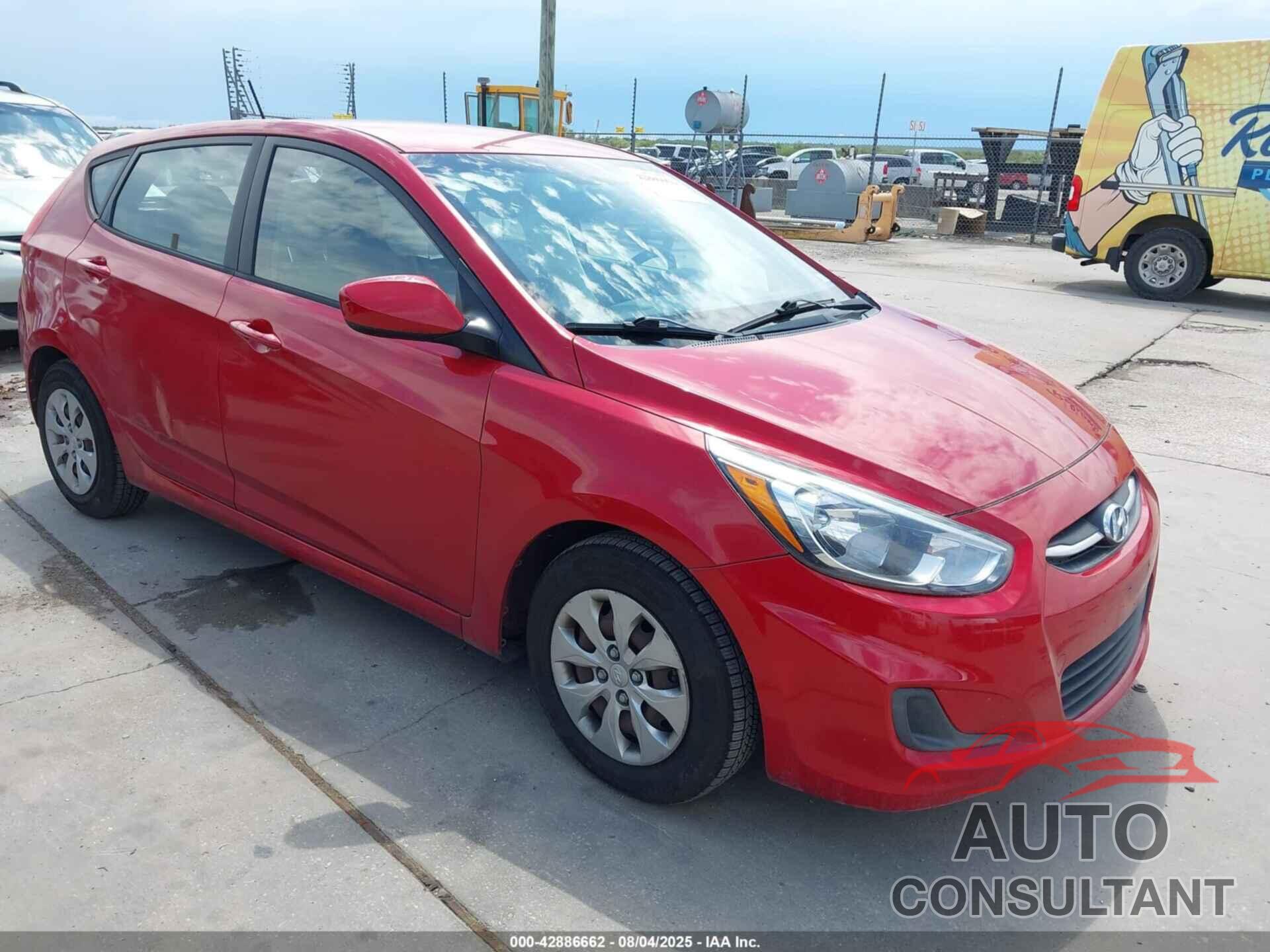 HYUNDAI ACCENT 2016 - KMHCT5AE1GU238465