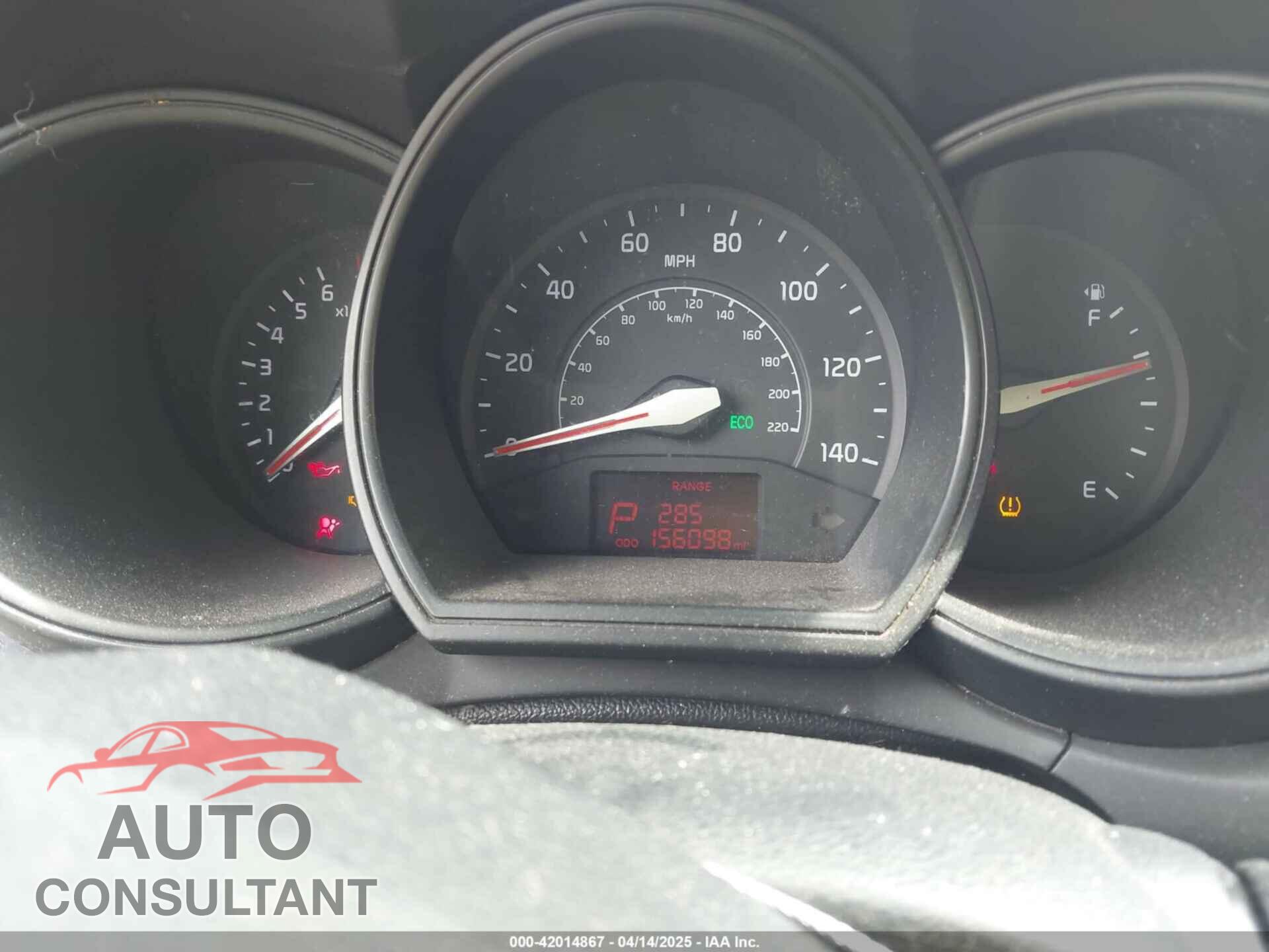 KIA RIO 2013 - KNADM5A32D6126632