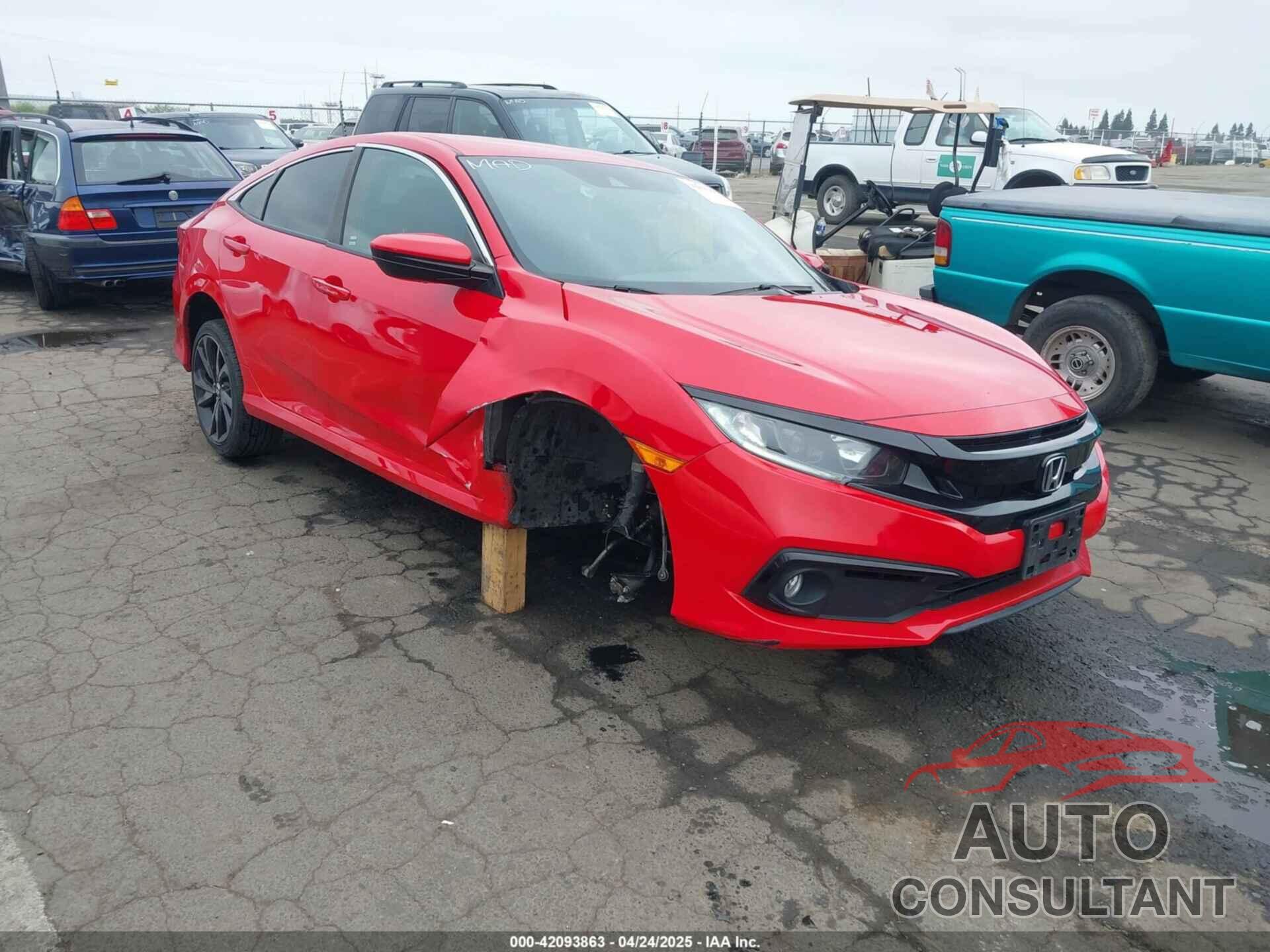 HONDA CIVIC 2019 - 2HGFC2F80KH538093