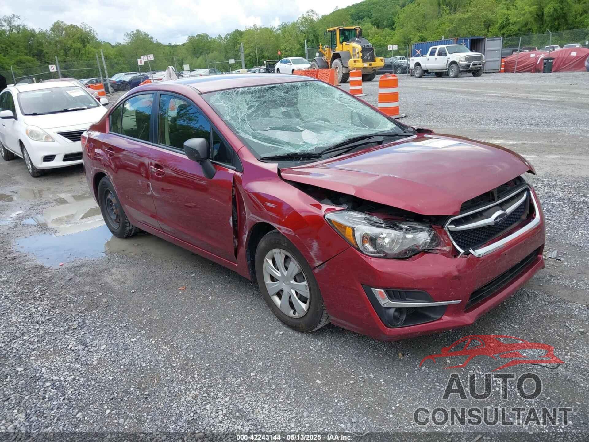 SUBARU IMPREZA 2016 - JF1GJAA64GH012495