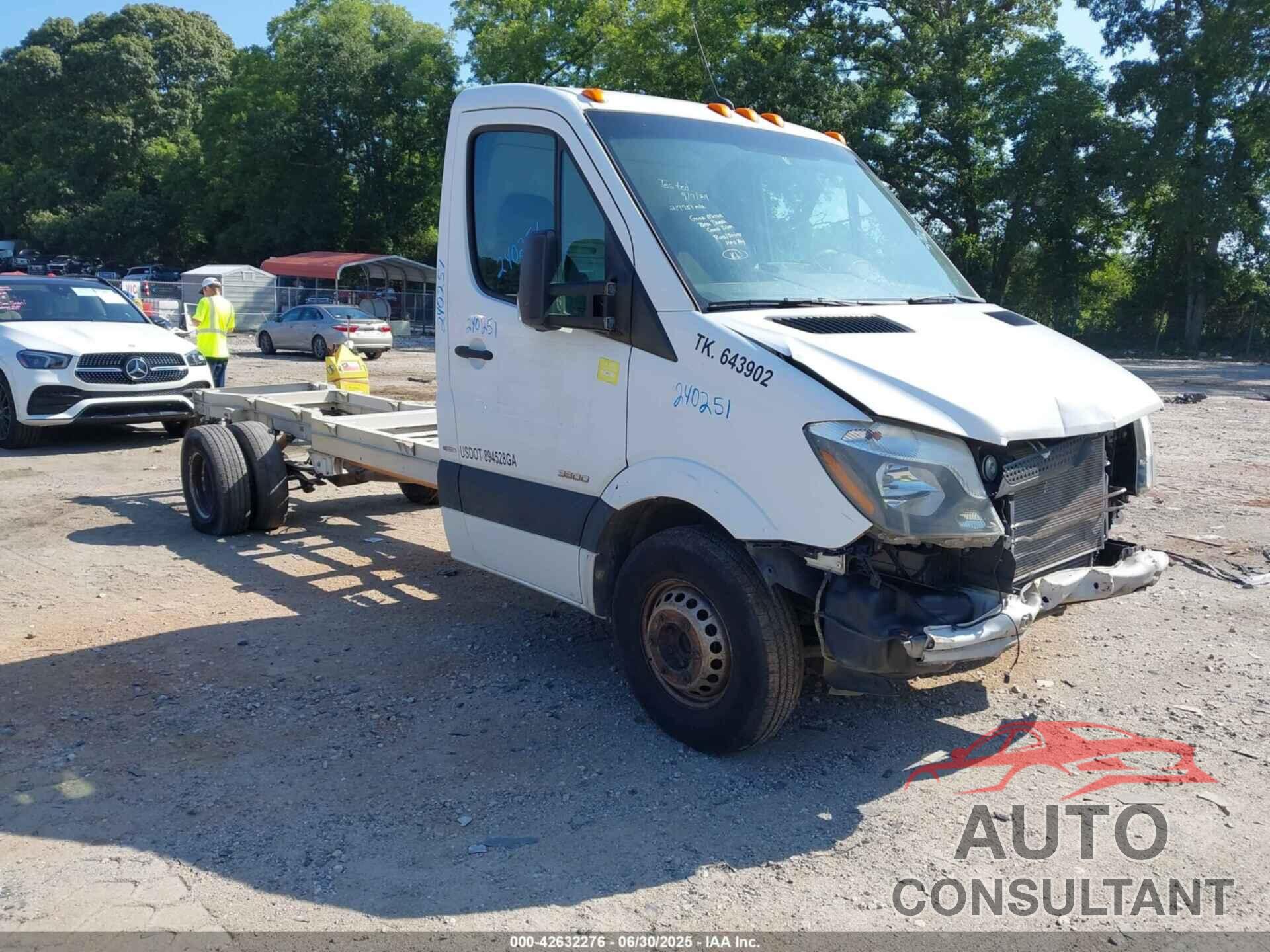 MERCEDES-BENZ SPRINTER 3500 2016 - WDAPF4CC5G9643902