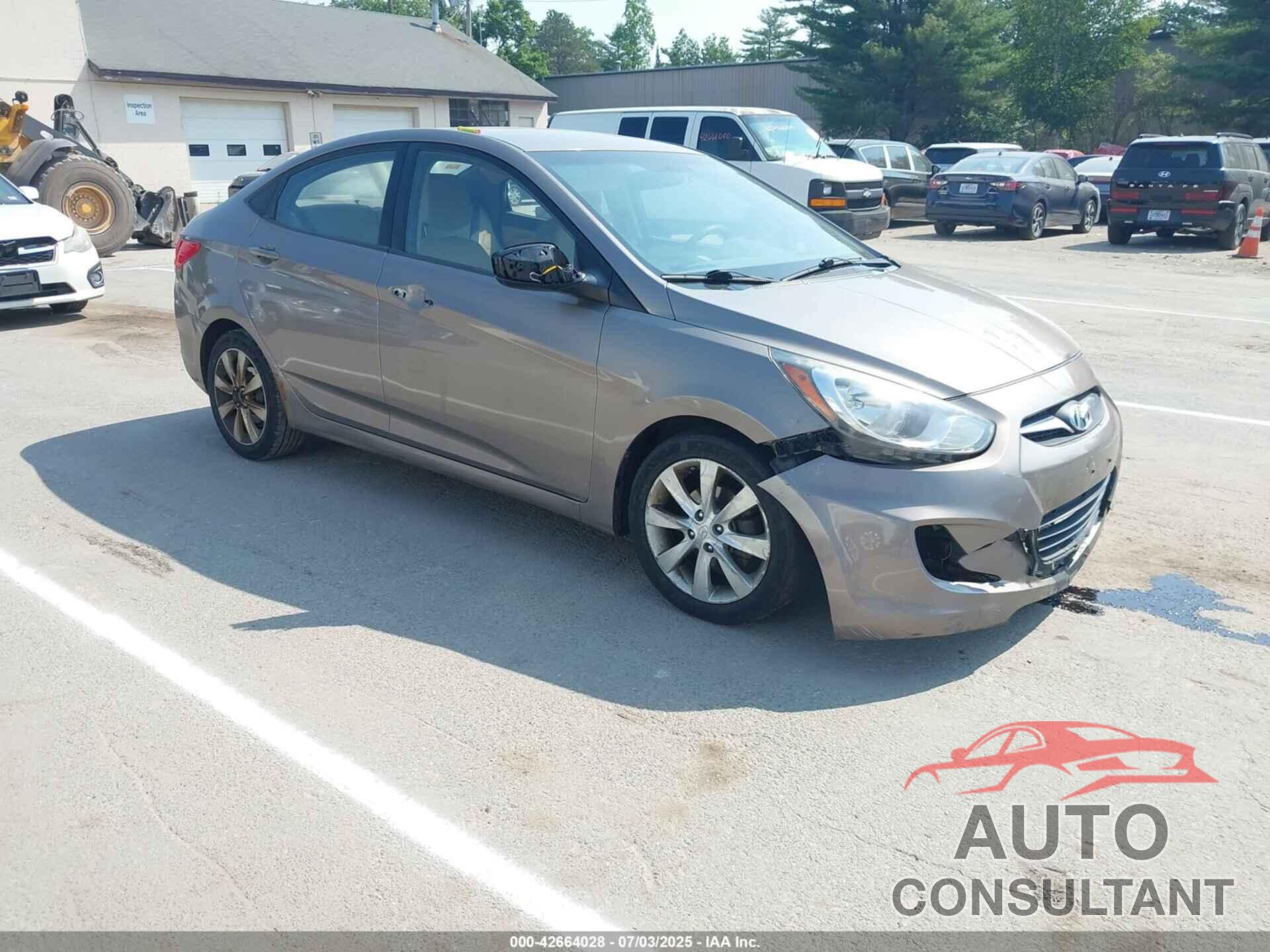 HYUNDAI ACCENT 2012 - KMHCU4AEXCU114972