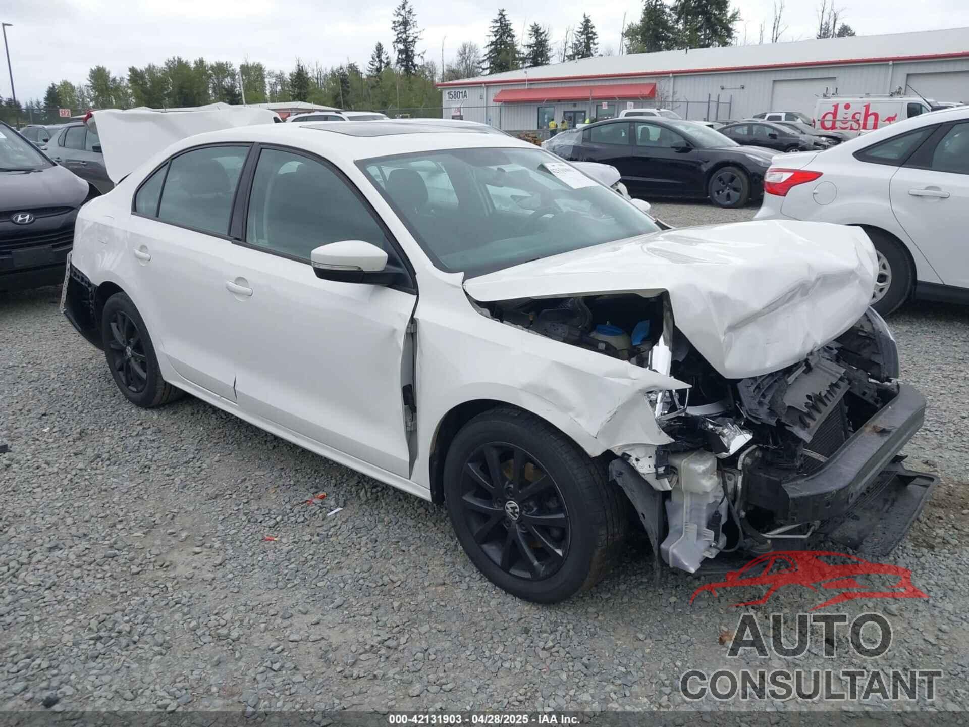 VOLKSWAGEN JETTA 2012 - 3VWDP7AJ2CM356168